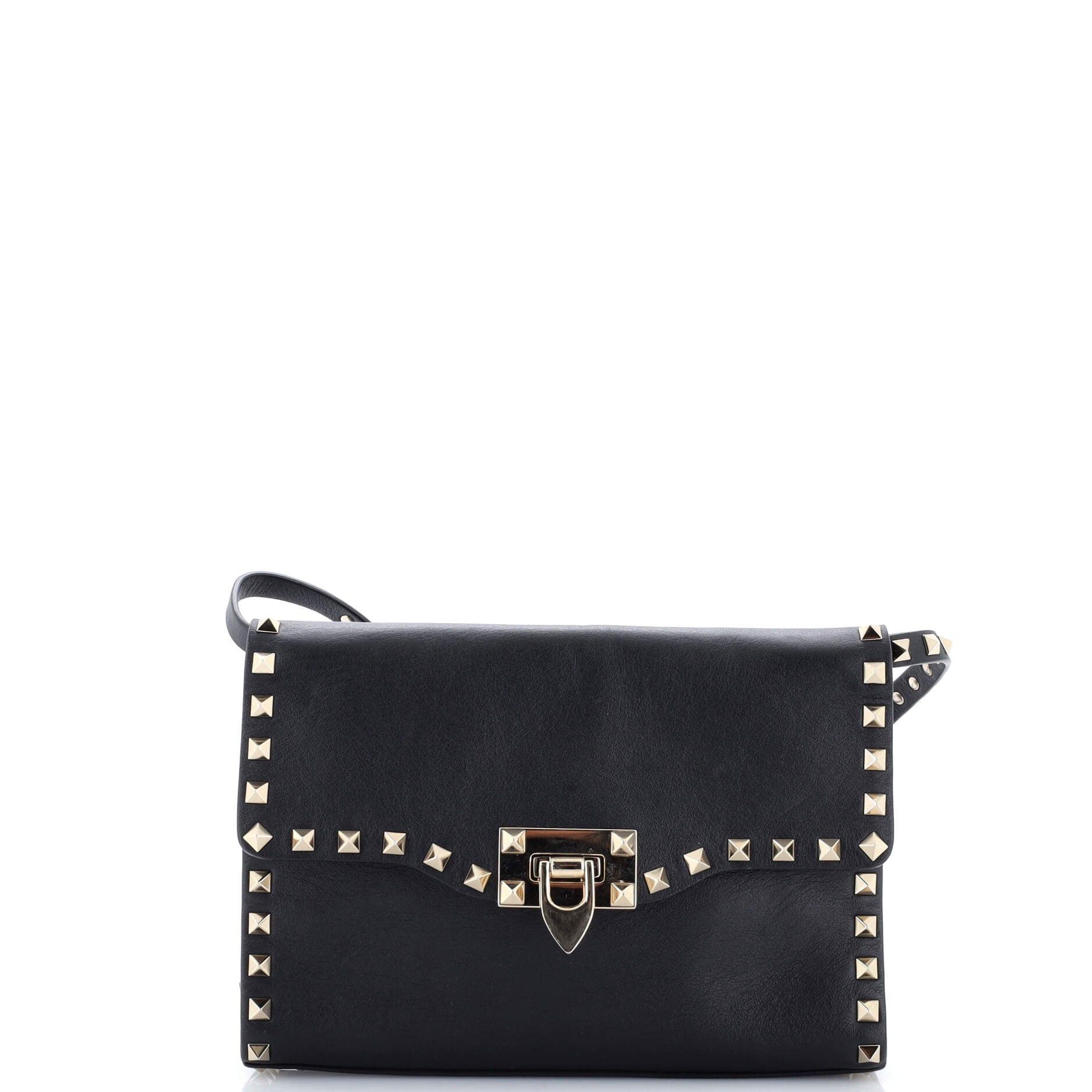 Valentino Rockstud Flip Lock Flap Bag Size ONE SIZE - 1 Thumbnail