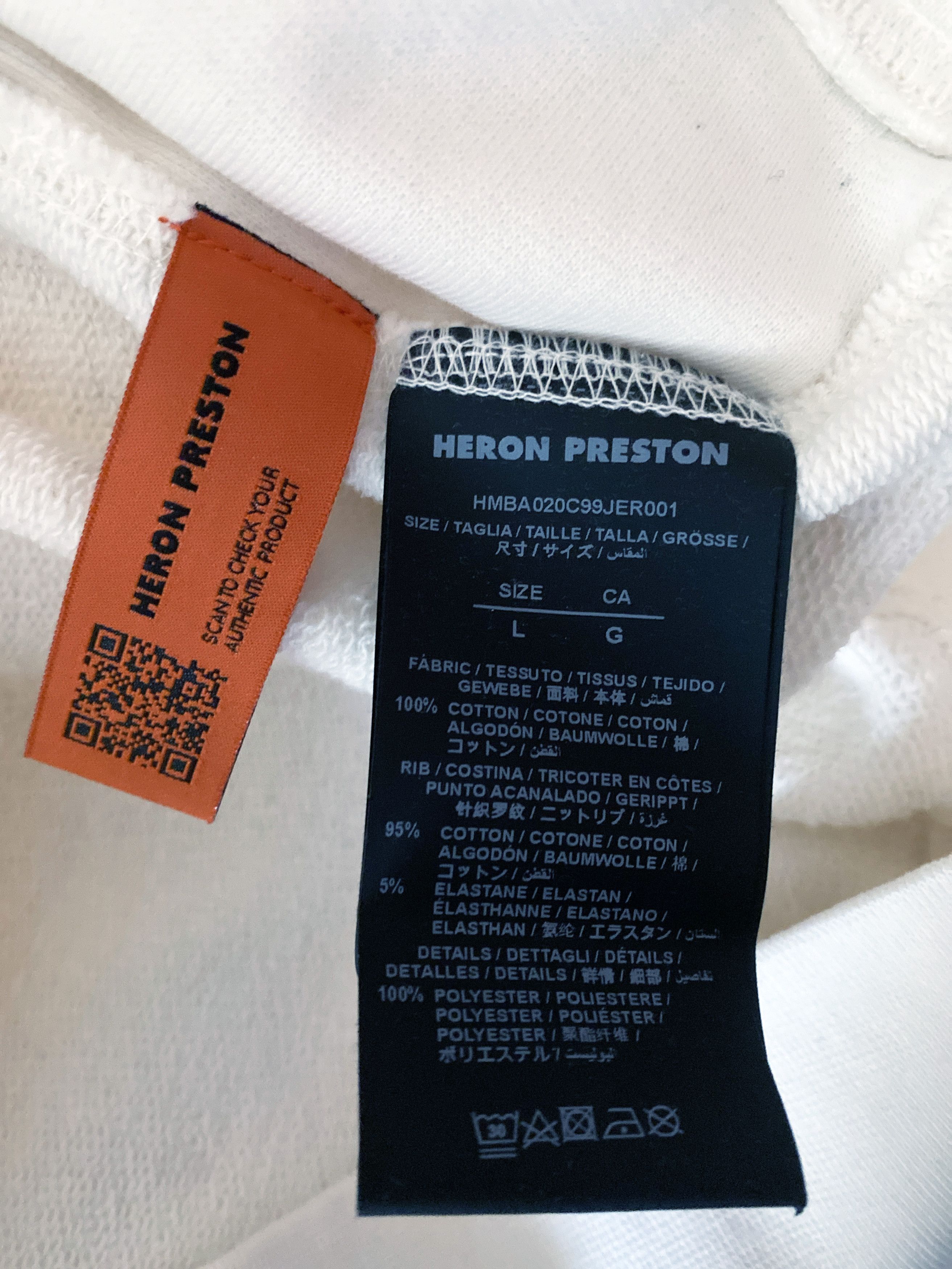 Heron Preston Heron Preston NFEX - Ray Crewneck (Offwhite/Beige) Size US L / EU 52-54 / 3 - 6 Thumbnail