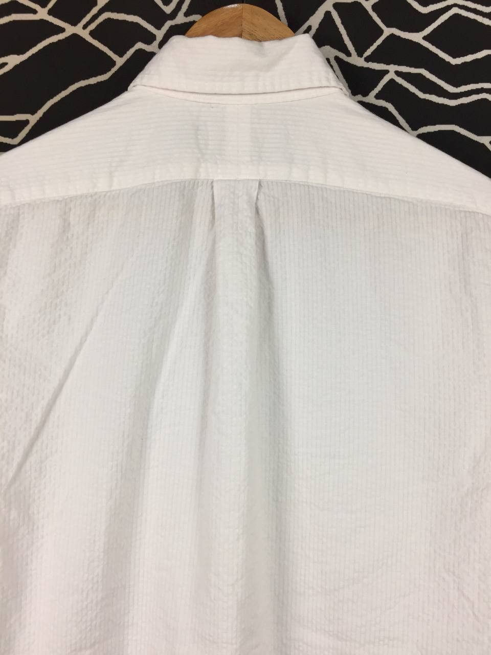 Ralph Lauren Vtg Ralph Lauren Seersucker Button-Down Casual Shirt Size US S / EU 44-46 / 1 - 6 Thumbnail