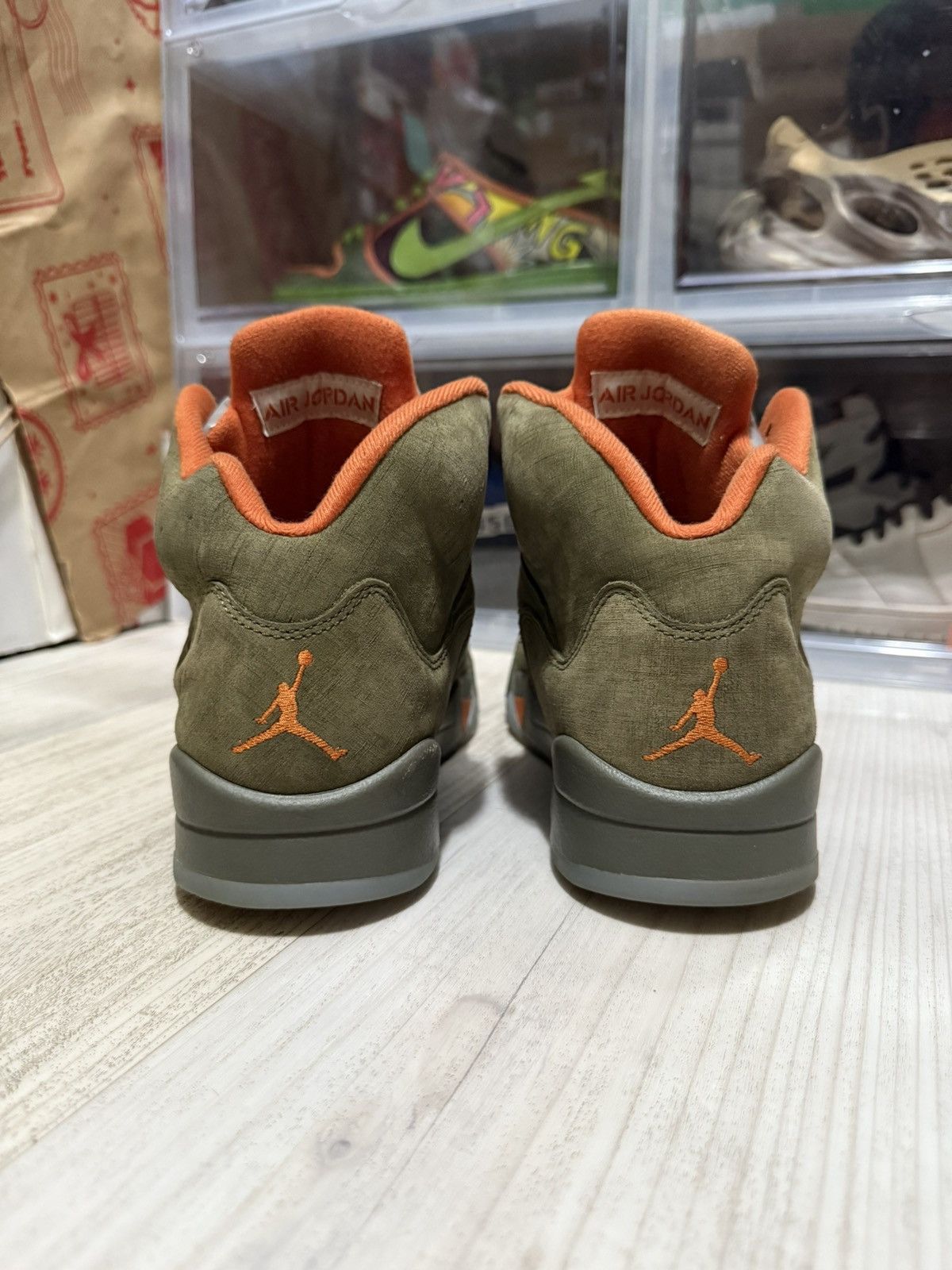 Jordan Brand Air Jordan 5 Retro Olive Green Size US 9 / EU 42 - 5 Thumbnail