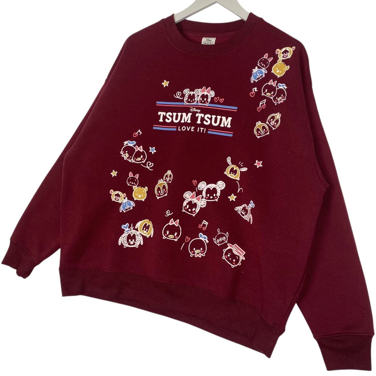 Other Vintage Disney Tsum Tsum Sweatshirt Crewneck Maroon Size L Size US L / EU 52-54 / 3 - 2 Thumbnail