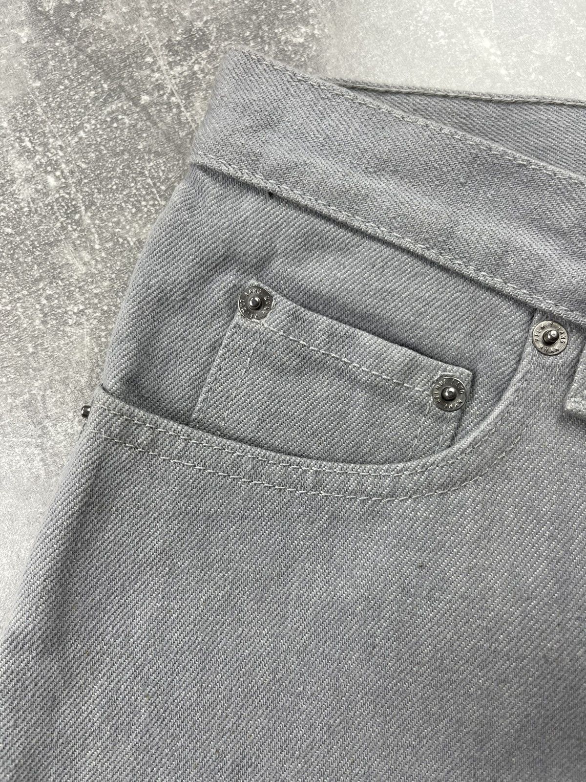 Helmut Lang Helmut Lang Vintage Gray Classic 5-Pocket Jeans Size US 26 / EU 42 - 10 Thumbnail