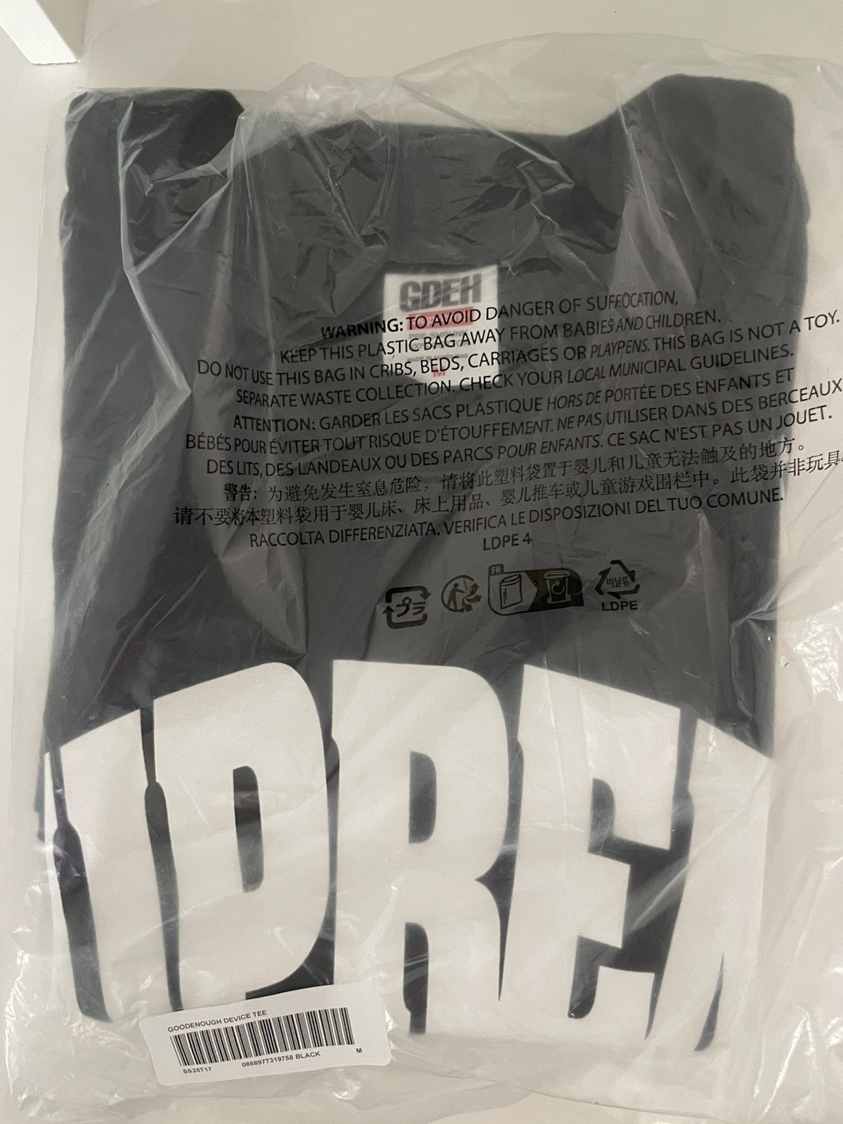Supreme Black supreme Device tee Size US M / EU 48-50 / 2 - 3 Thumbnail