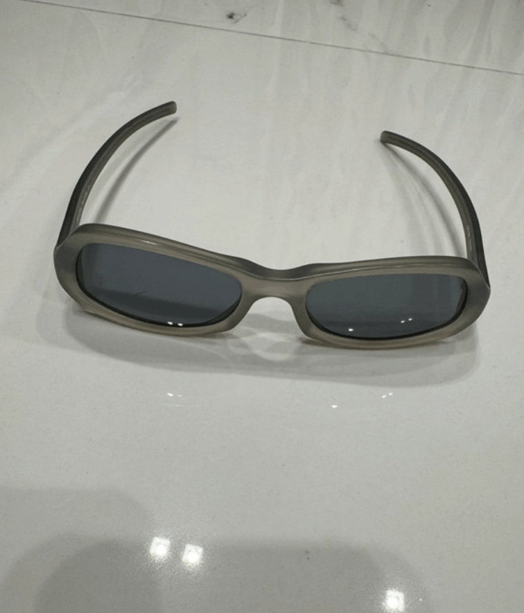 Prada × Vintage PRADA Sunglasses Rectangle Wrap Shield Sport Flame Star Size ONE SIZE - 1 Thumbnail