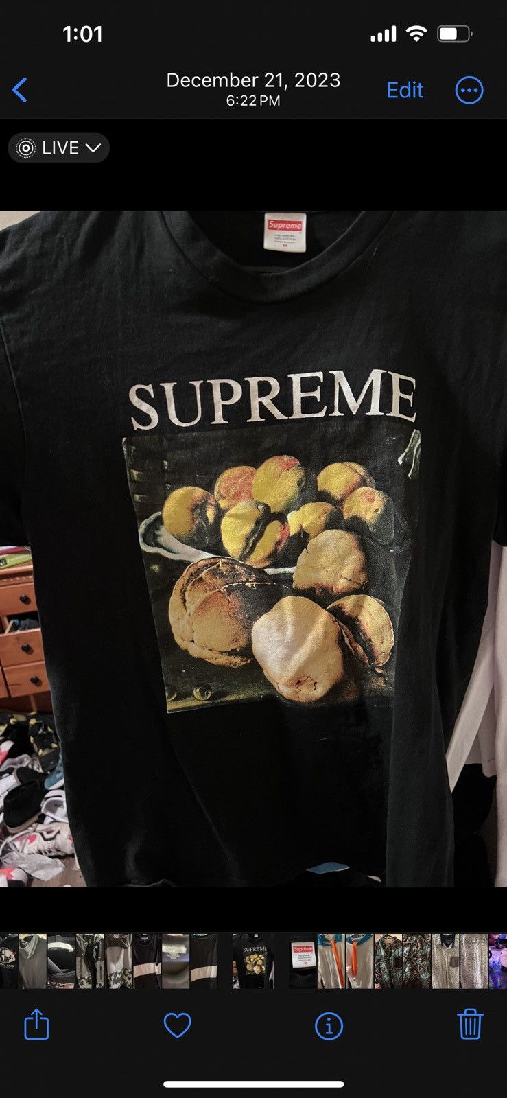 Supreme t shirt grailed deals