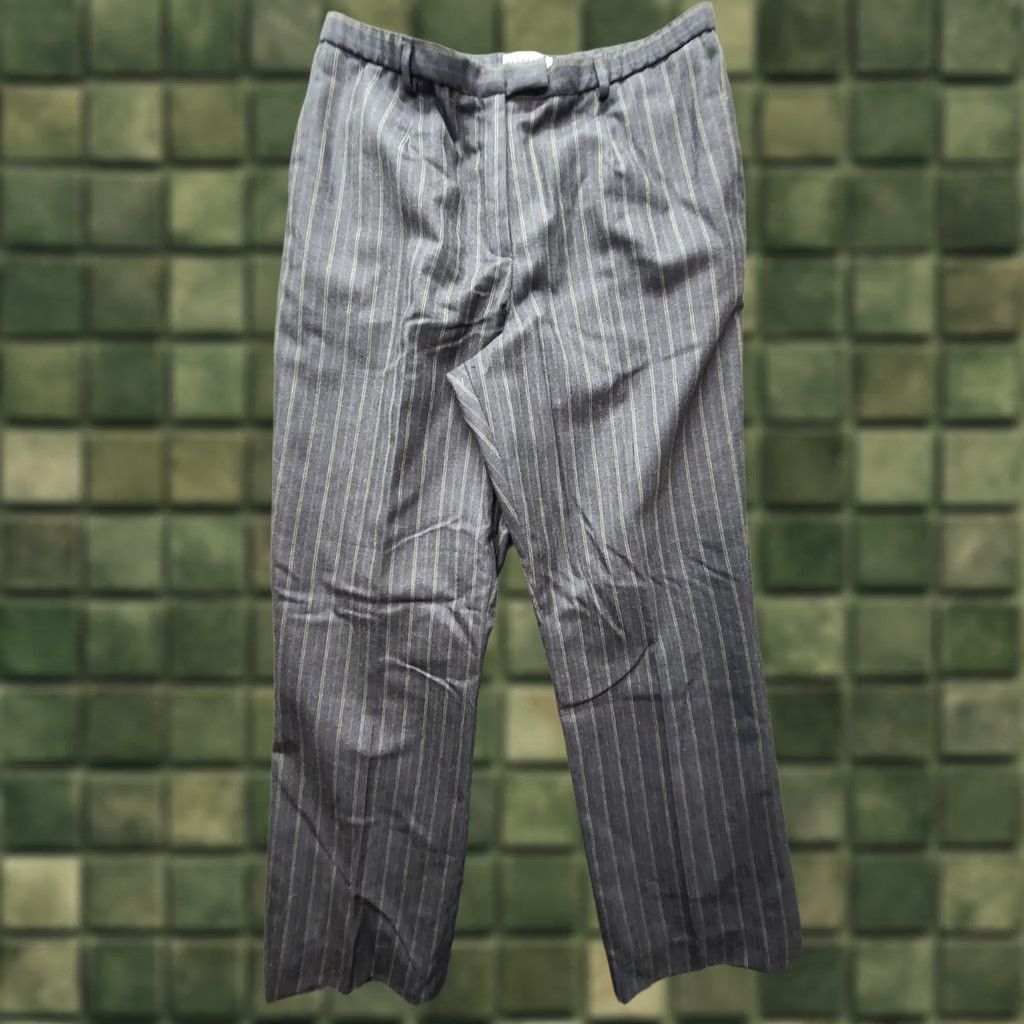 Pendleton VINTAGE Pendleton Pants Womens 12 Straight Leg Virgin Wool Pleated Trouser Black 29in Inseam 80s 90s USA Mens Womens Girls Size 34" / US 12 / IT 48 - 1 Thumbnail