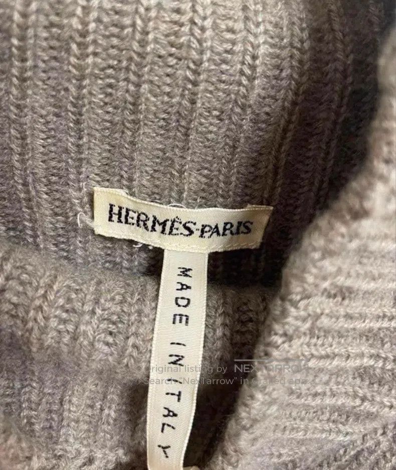 Hermes Hermes Margiela Period High Neck Cashmere Sweater Size L / US 10 / IT 46 - 3 Thumbnail