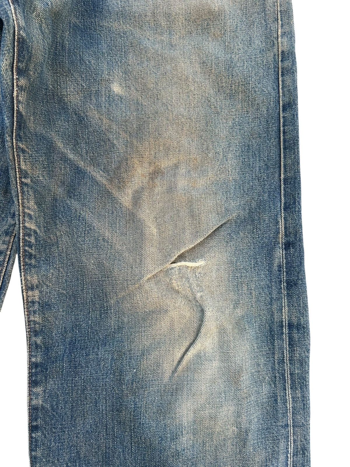Japanese Brand × Kapital × Vintage Wrangler Selvedge Baggy Vintage Distressed Denim jeans Size US 30 / EU 46 - 6 Thumbnail