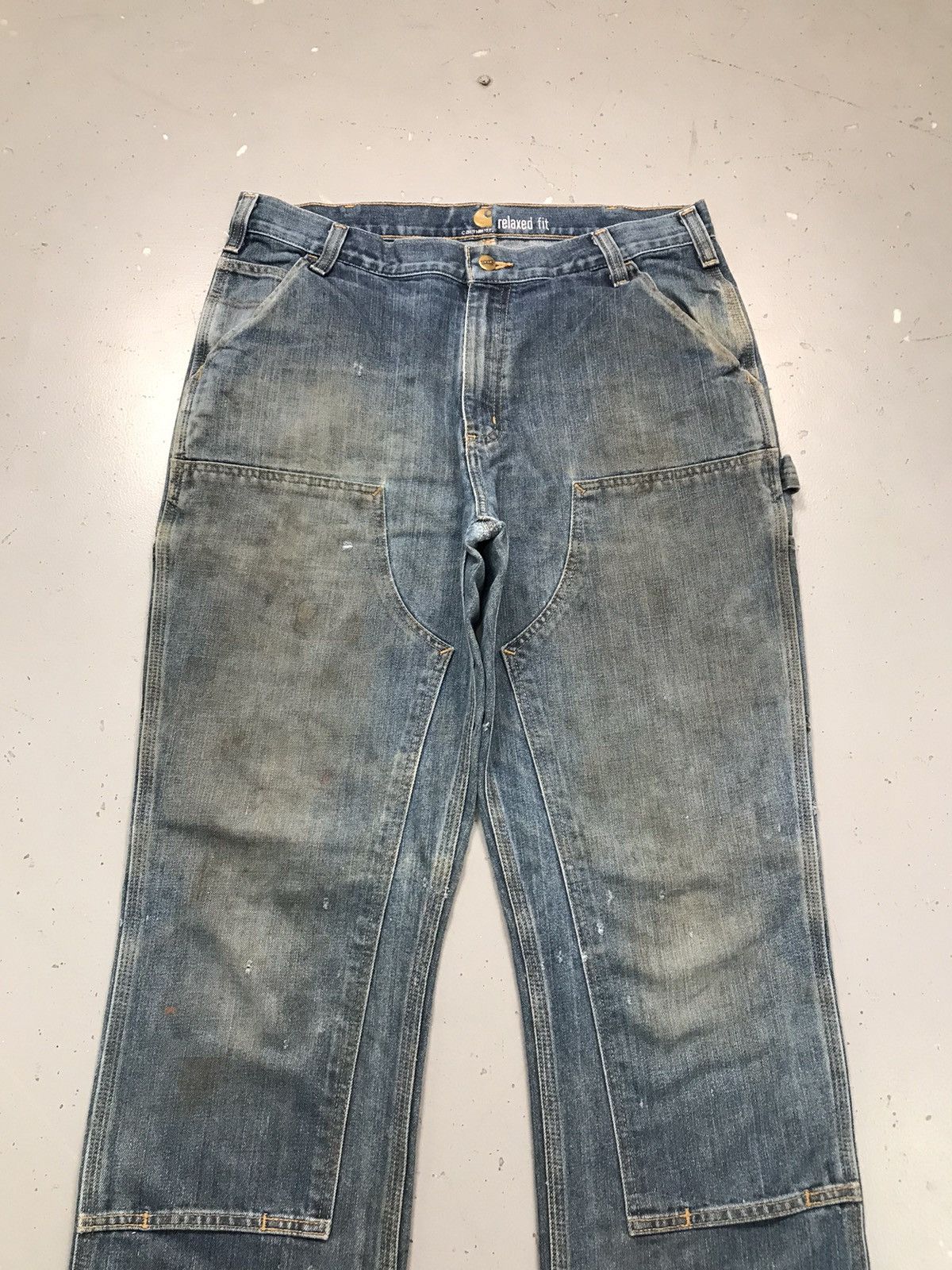 Carhartt Vintage Carhartt dusty double knee workwear denim Size US 36 / EU 52 - 5 Thumbnail