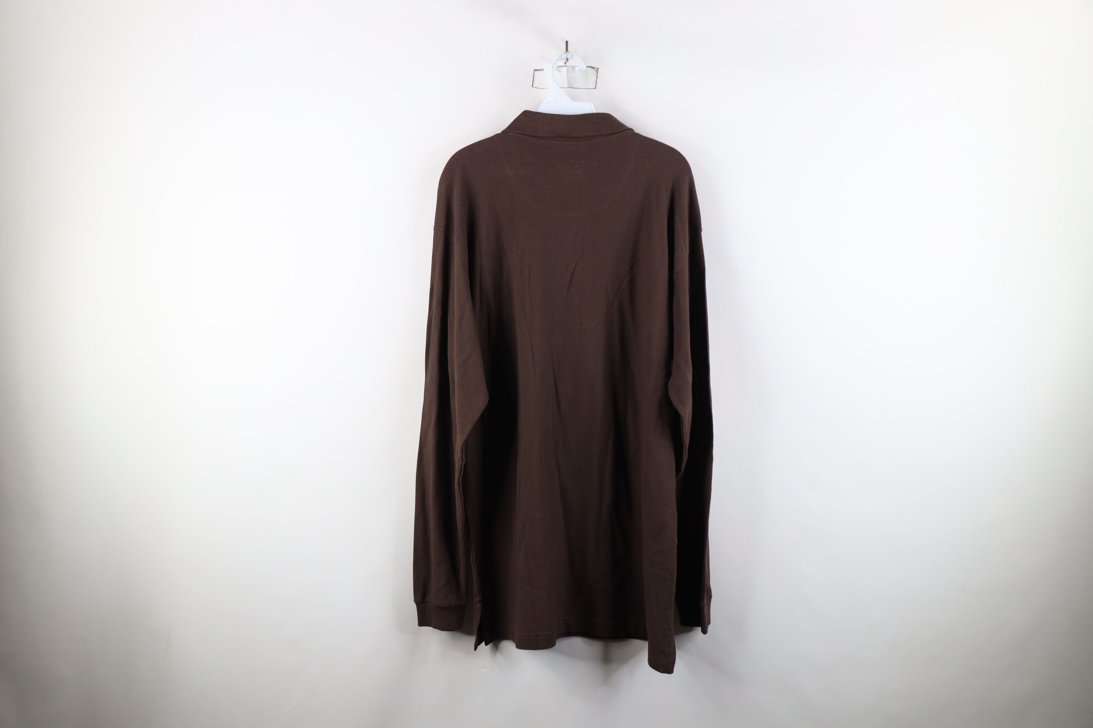 Vintage Deadstock Vintage Y2K Streetwear Long Sleeve Polo Shirt Size US XL / EU 56 / 4 - 12 Thumbnail