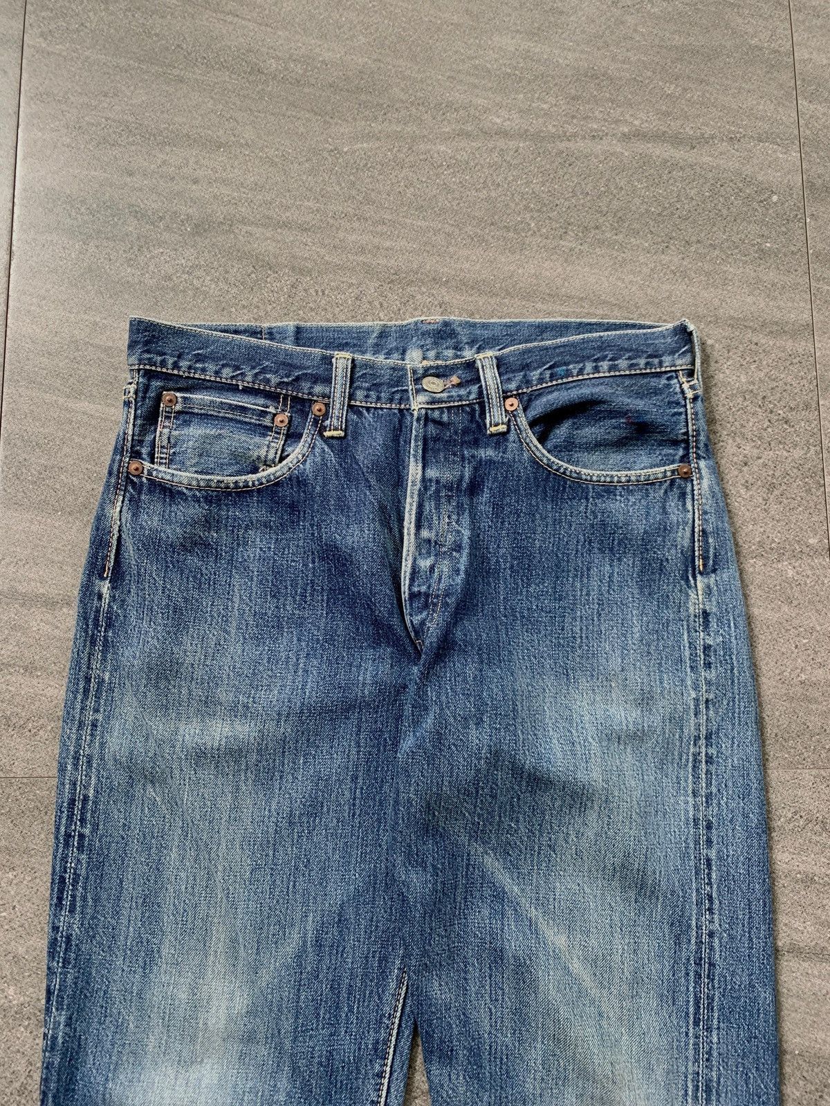 The Real McCoy's FREE TAX! Joe McCoy Selvedge Denim Jeans Size US 32 / EU 48 - 3 Thumbnail