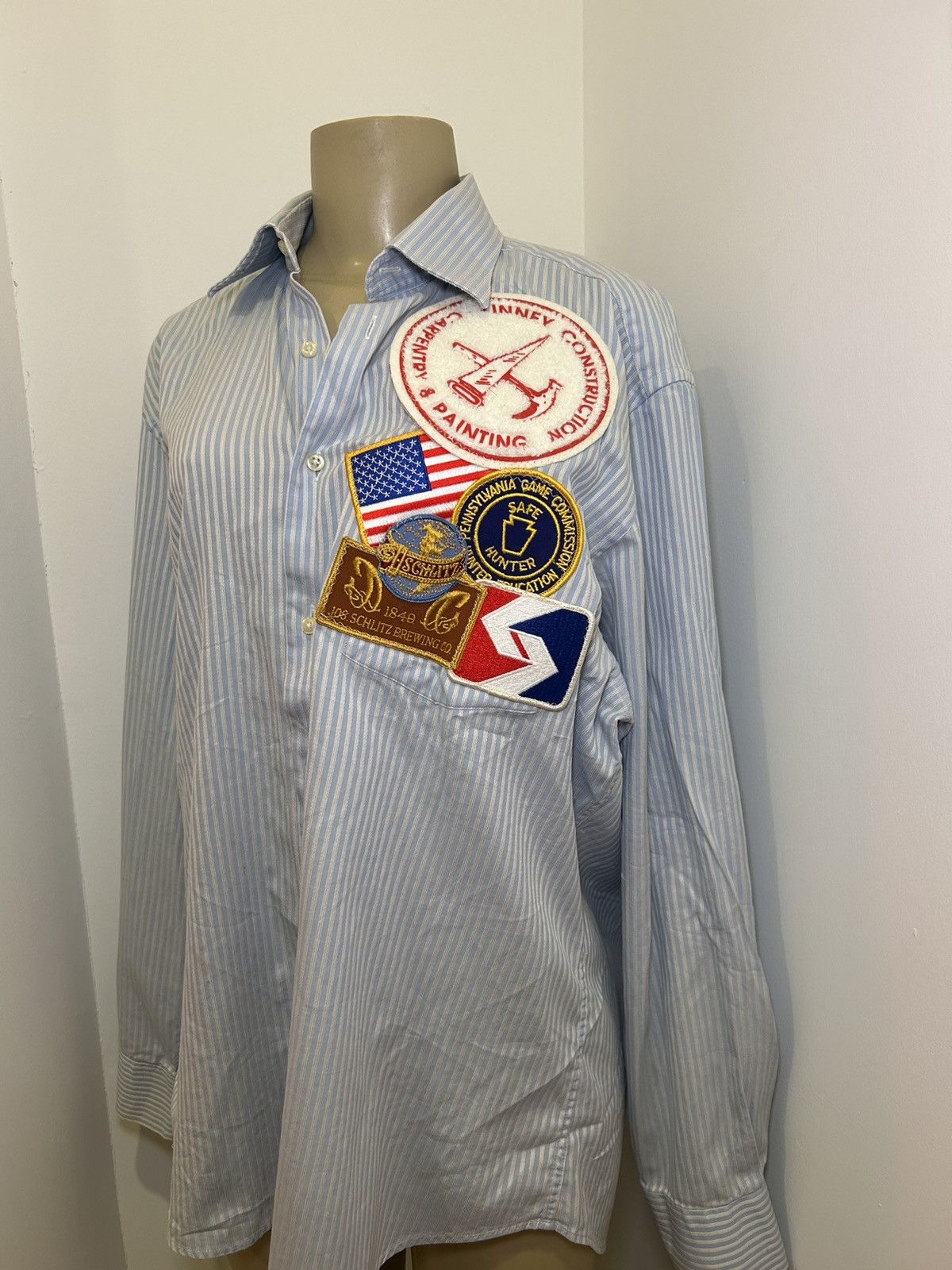Vintage Vintage Scattered Patch WorkShirt Size US L / EU 52-54 / 3 - 3 Thumbnail