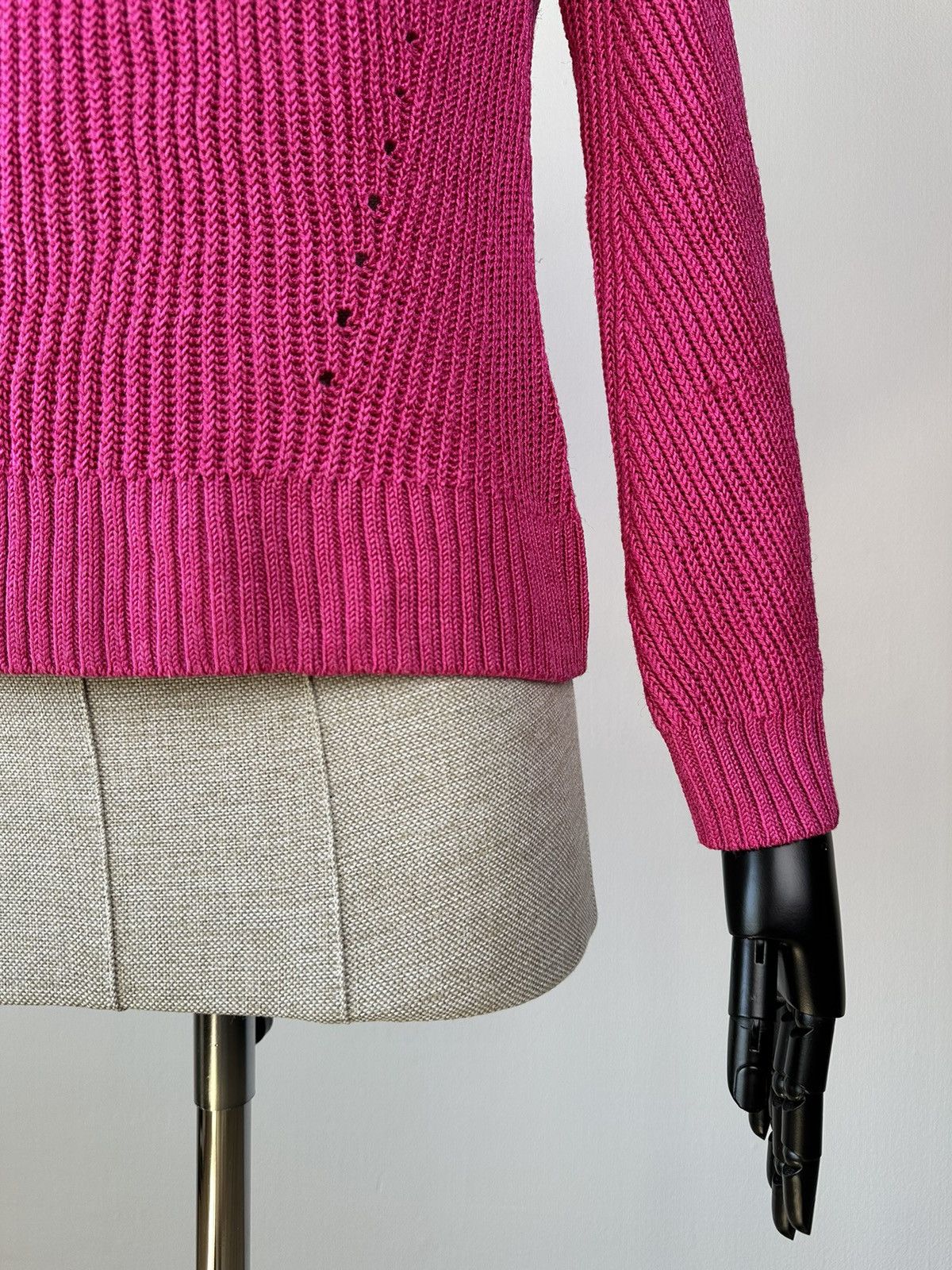 Ralph Lauren Black Label RALPH LAUREN Black Label Linen / Viscose Knit Sweater Size M / US 6-8 / IT 42-44 - 6 Thumbnail
