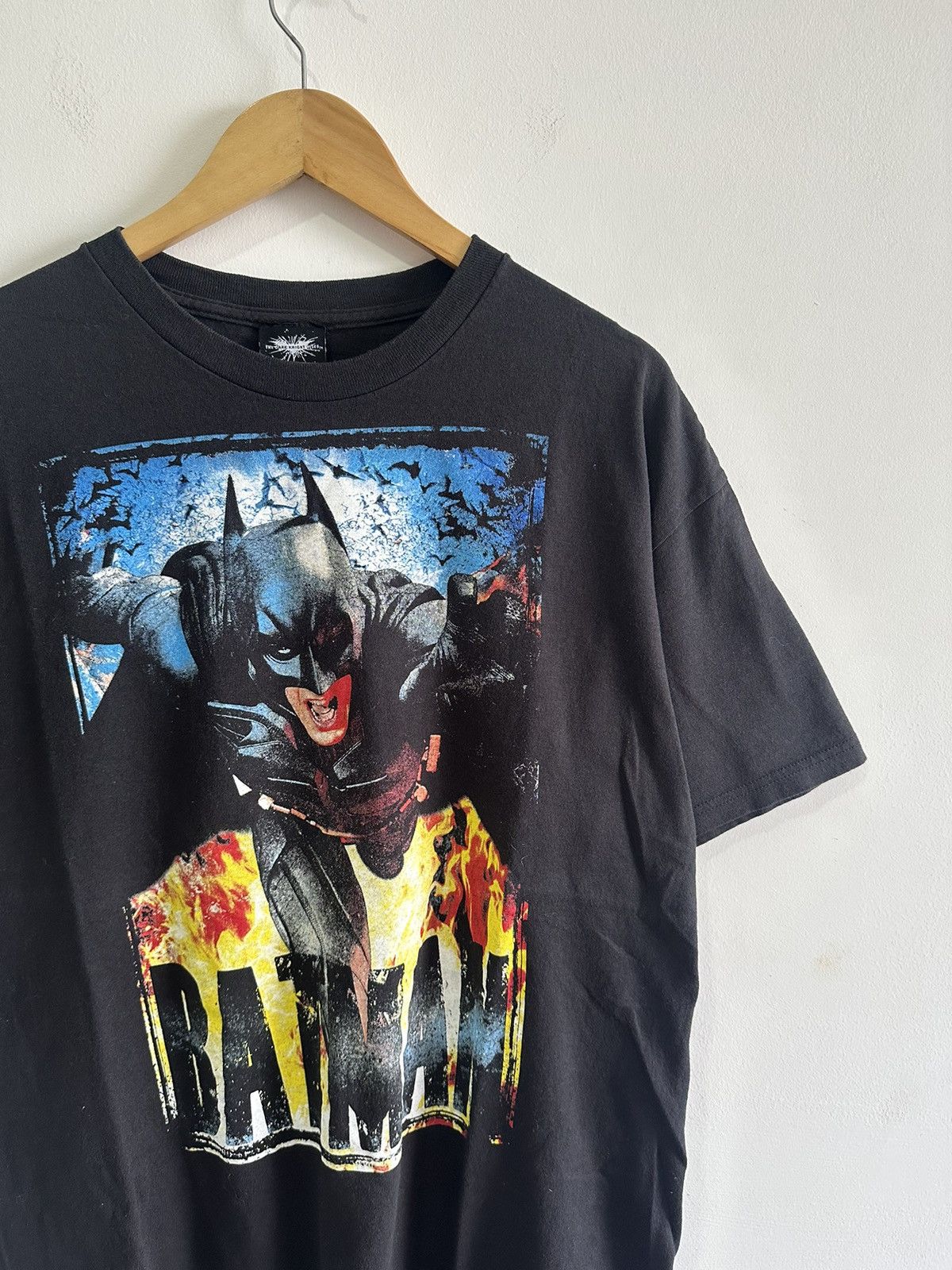 image of Vintage Batman 2008 The Dark Knight Movie XL Size in Black, Men's