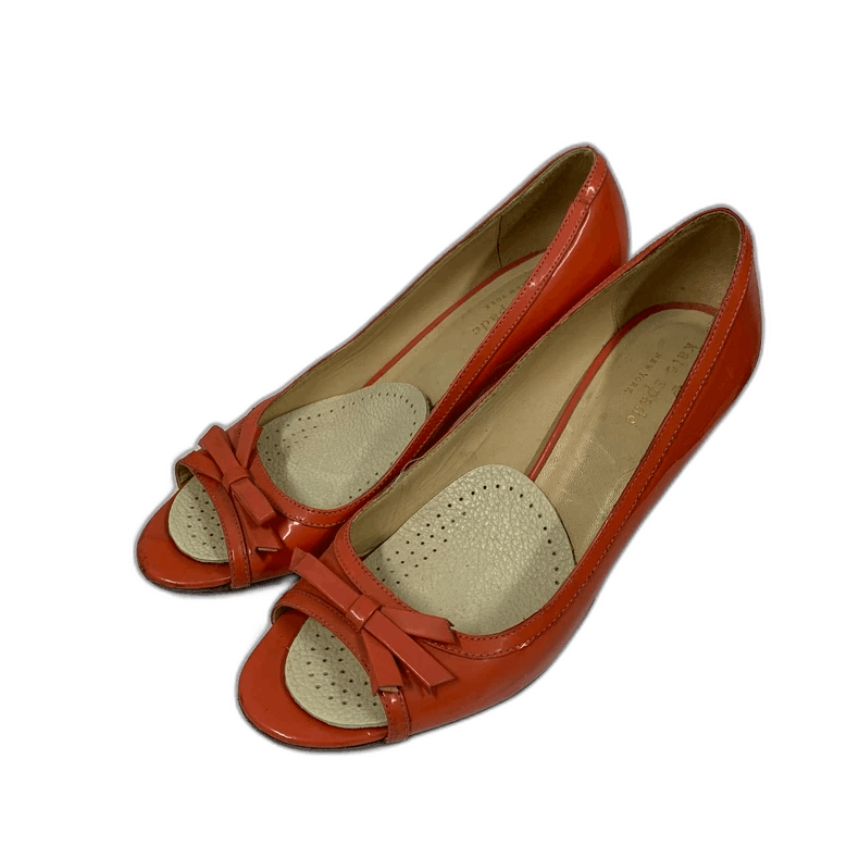 Jimmy Choo Kate Spade Red Patent Leather Women's Heels Size US 7 / IT 37 - 1 Thumbnail