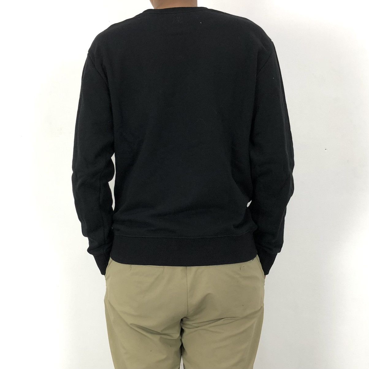 AMI Luxury Ami Alexandre Mattiussi Big Logo Black Sweatshirt Size US M / EU 48-50 / 2 - 4 Thumbnail