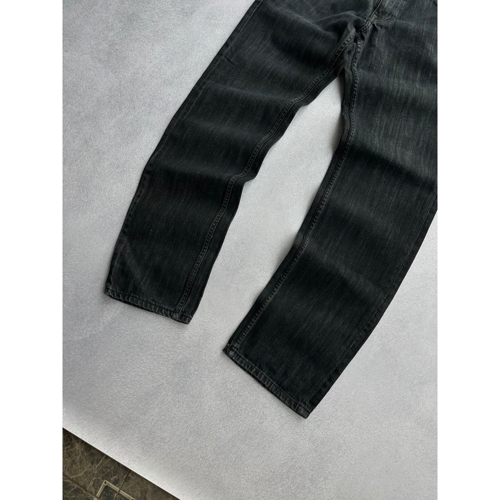 Ecko Unltd. VTG ECKo Unltd Loose Fit Baggy Black Heavy Jeans Sz 34 Size US 34 / EU 50 - 9 Thumbnail