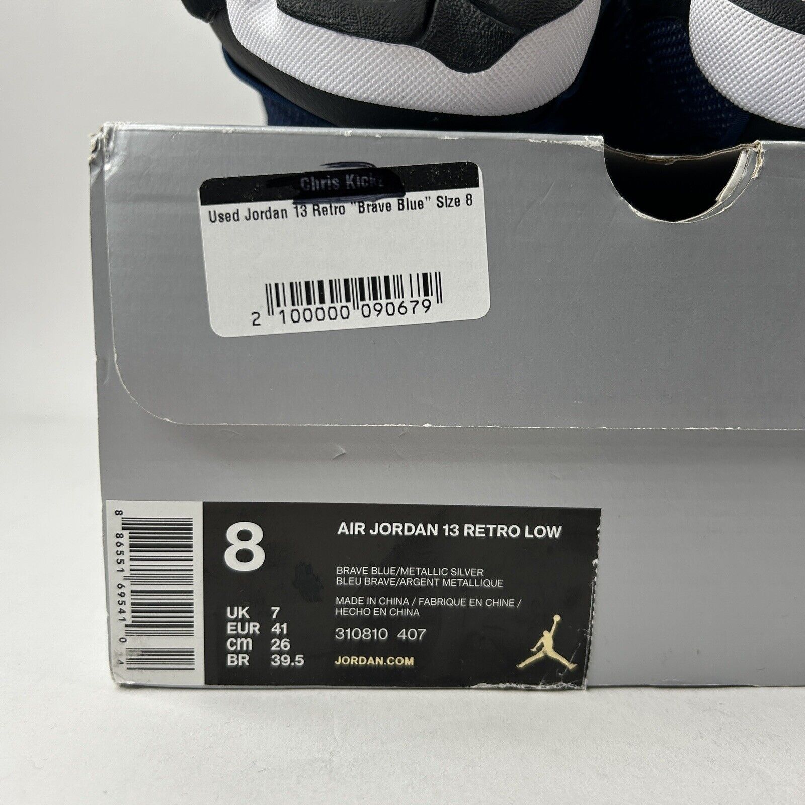 Nike Nike Air Jordan 13 Retro Low “Brave Blue” 2024 Size US 8 / EU 41 - 8 Thumbnail