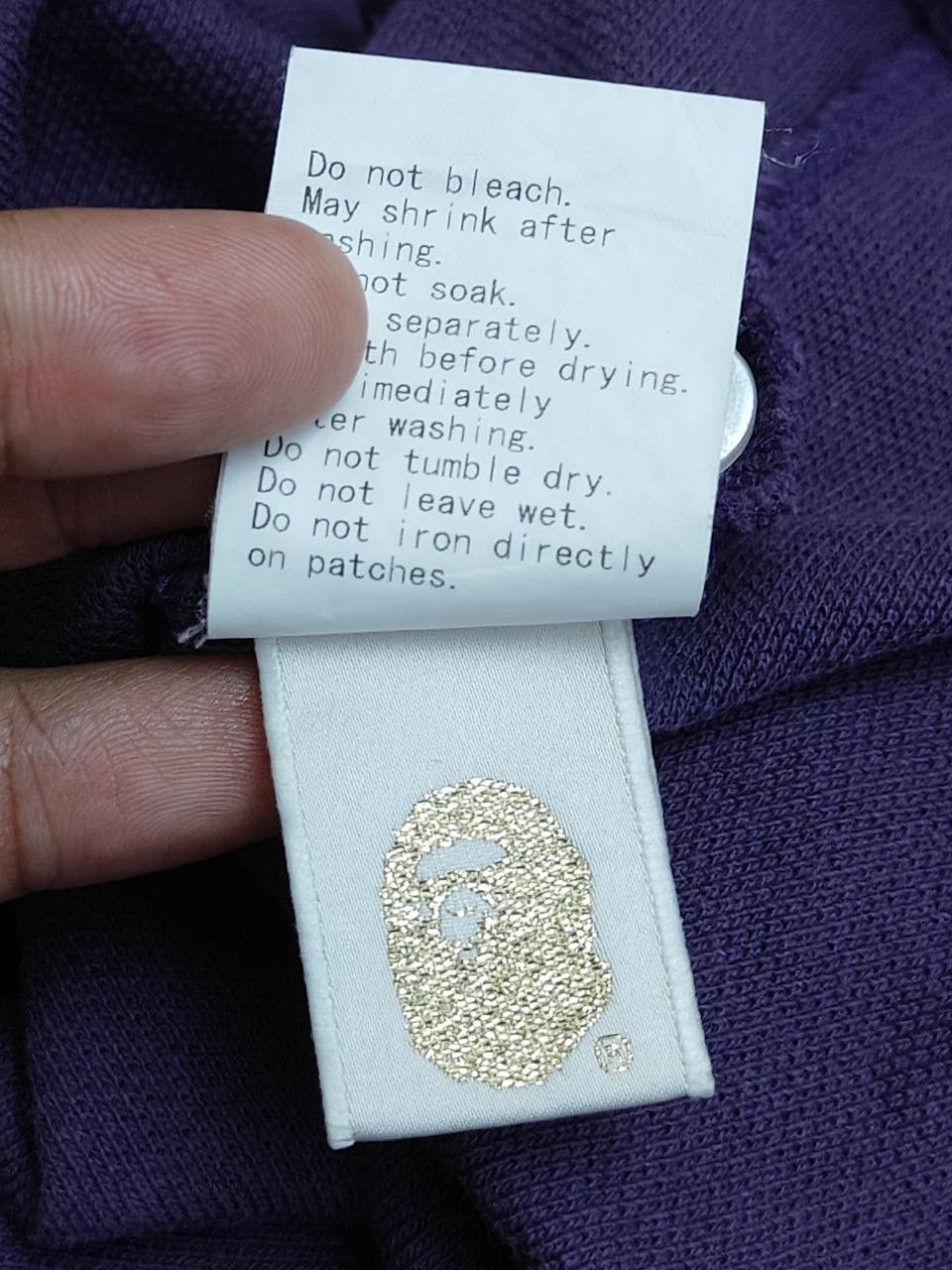 Bape One Point Polo Size XS / US 0-2 / IT 36-38 - 8 Thumbnail