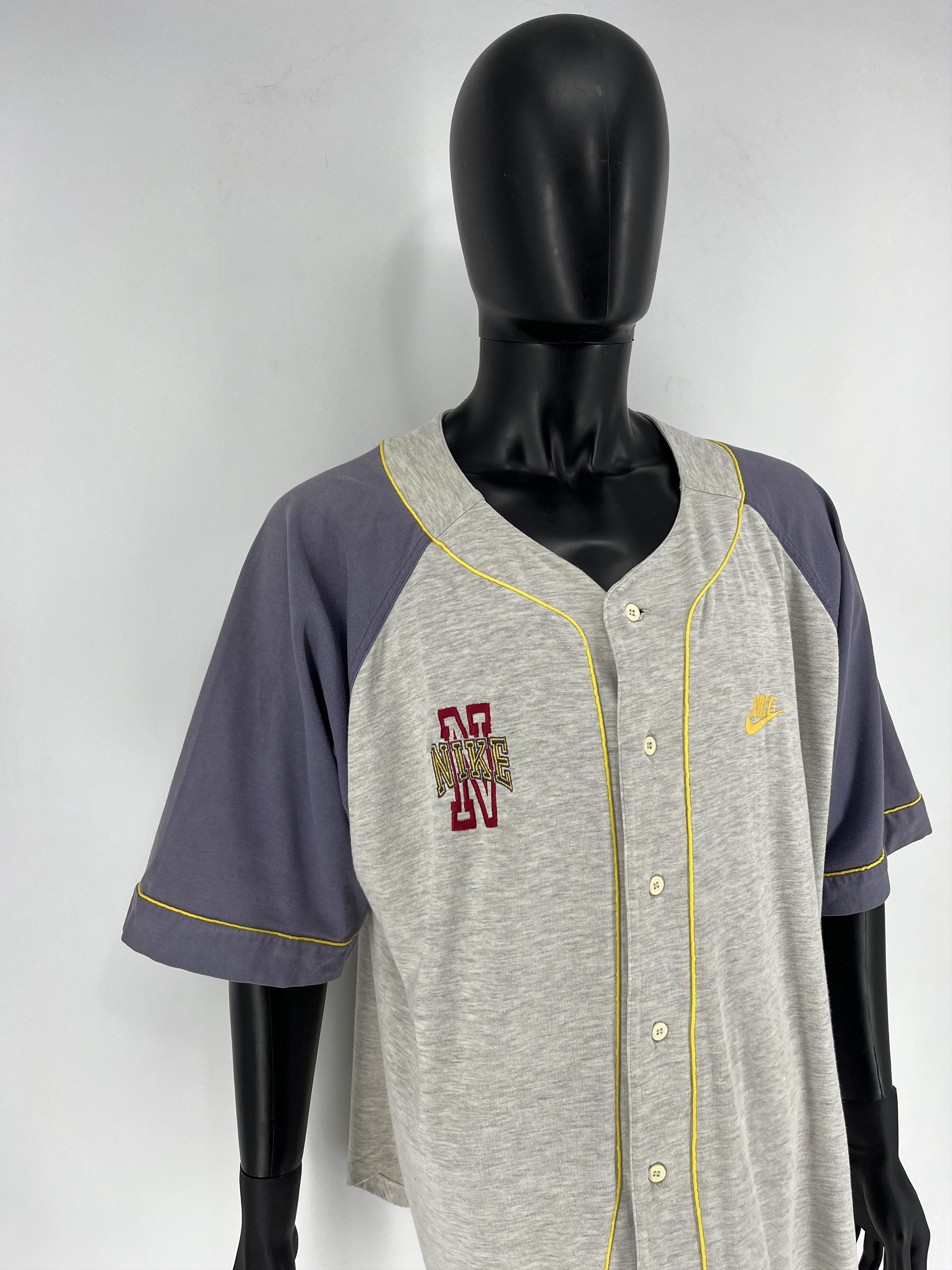 Nike Vintage Y2K Nike 90s Baseball Jersey Size US XXL / EU 58 / 5 - 4 Thumbnail
