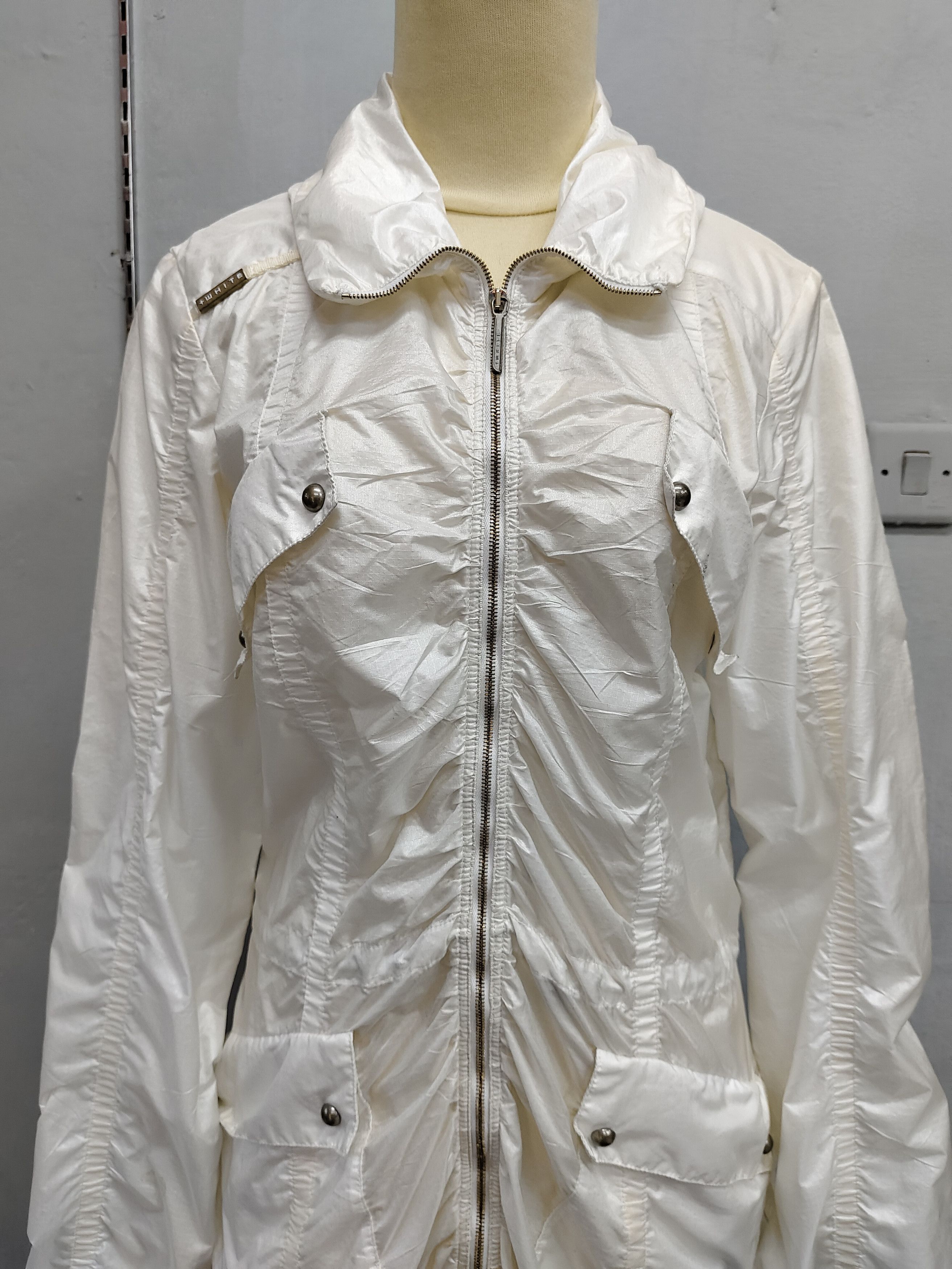 Other 00s CBY +White 🇮🇹 Minimal Design Utility Technical Jacket Size M / US 6-8 / IT 42-44 - 10 Thumbnail