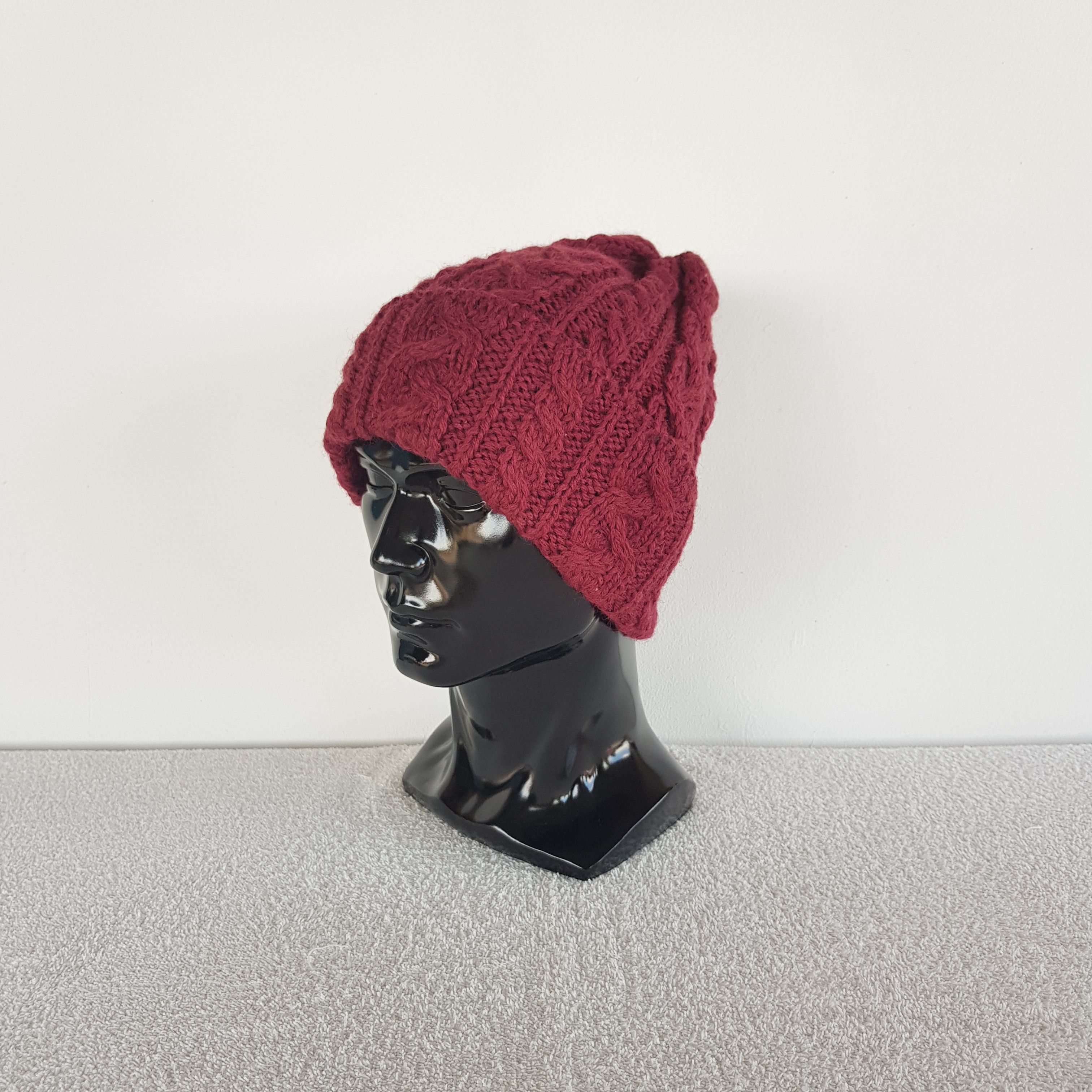 Japanese Brand Vintage Japanese Beanie Fair Isle Ribbed Knit Snow Caps Hats Size ONE SIZE - 1 Thumbnail