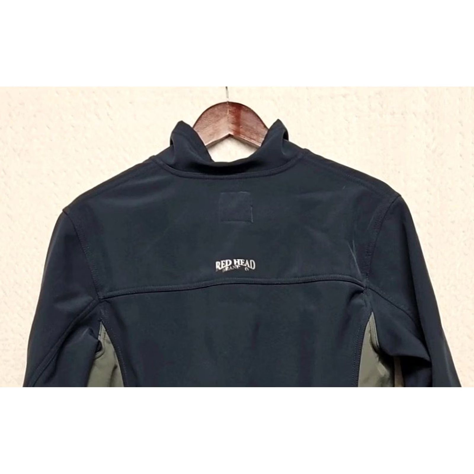 Vintage RedHead Softshell Jacket Women Petite Small Fleece Lined Full Zip Black Polyester Mid-Length Size S / US 4 / IT 40 - 5 Thumbnail