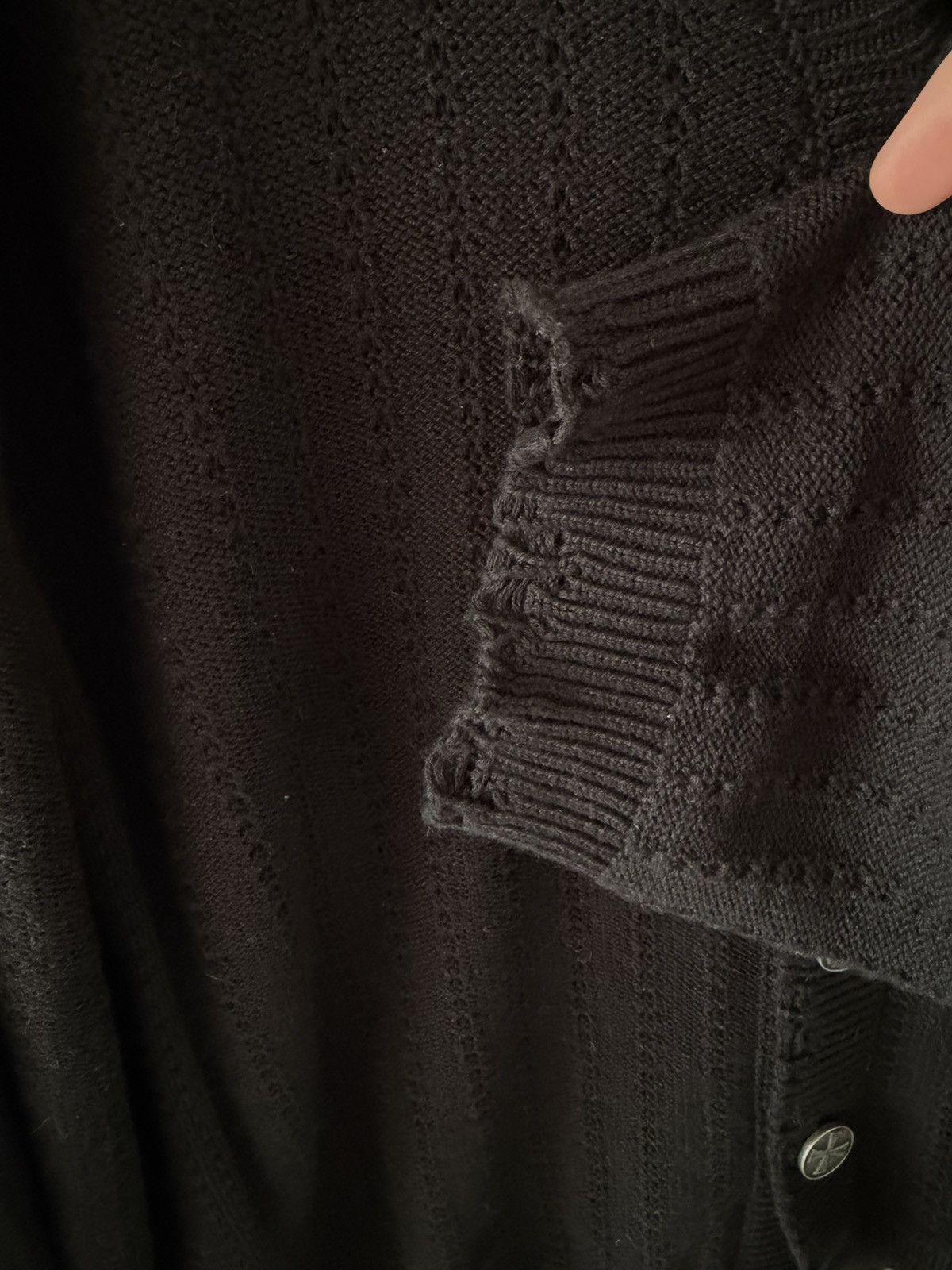 Enfants Riches Deprimes Enfants Riches Déprimés asymmetrical black cardigan Size US L / EU 52-54 / 3 - 8 Thumbnail