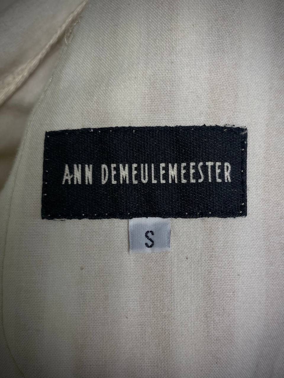Ann Demeulemeester Rare light stripes jacket S-M Size 48R - 5 Thumbnail