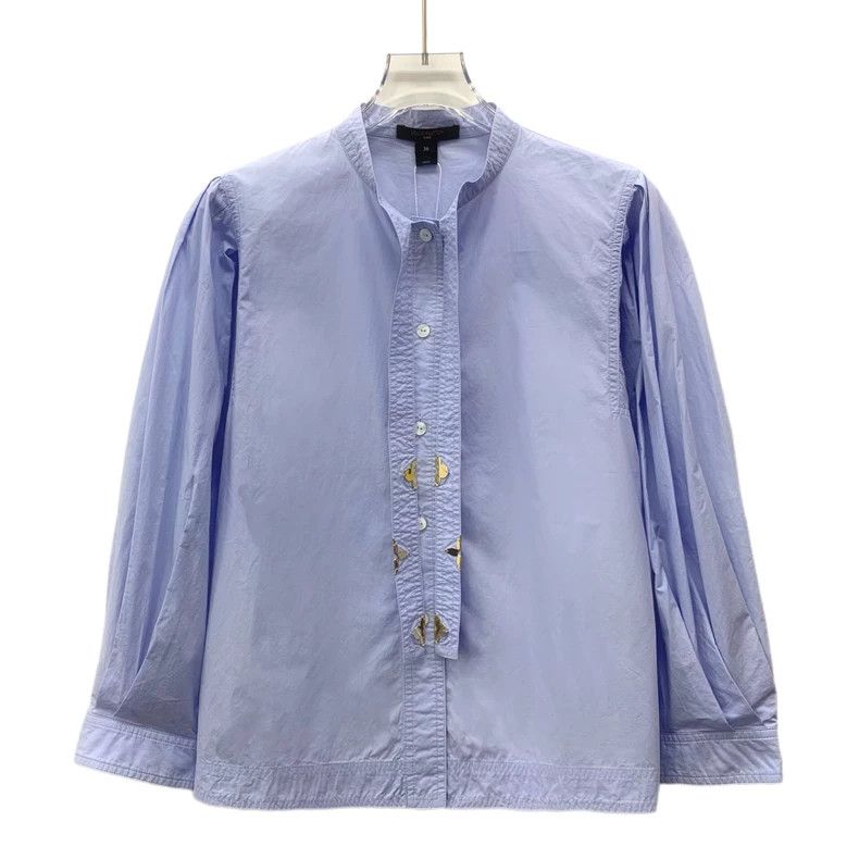 Louis Vuitton Louis Vuitton Light blue metallic petal ribbon cotton sing Size XS / US 0-2 / IT 36-38 - 1 Thumbnail