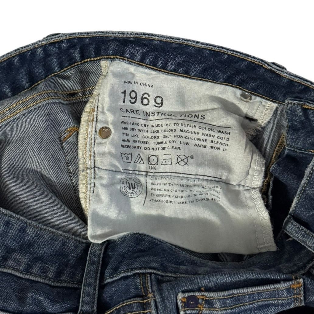 Gap Curvy Flare Magic: Gap 1969 Blue Jeans for Vintage Vibes Size 28" / US 6 / IT 42 - 2 Thumbnail