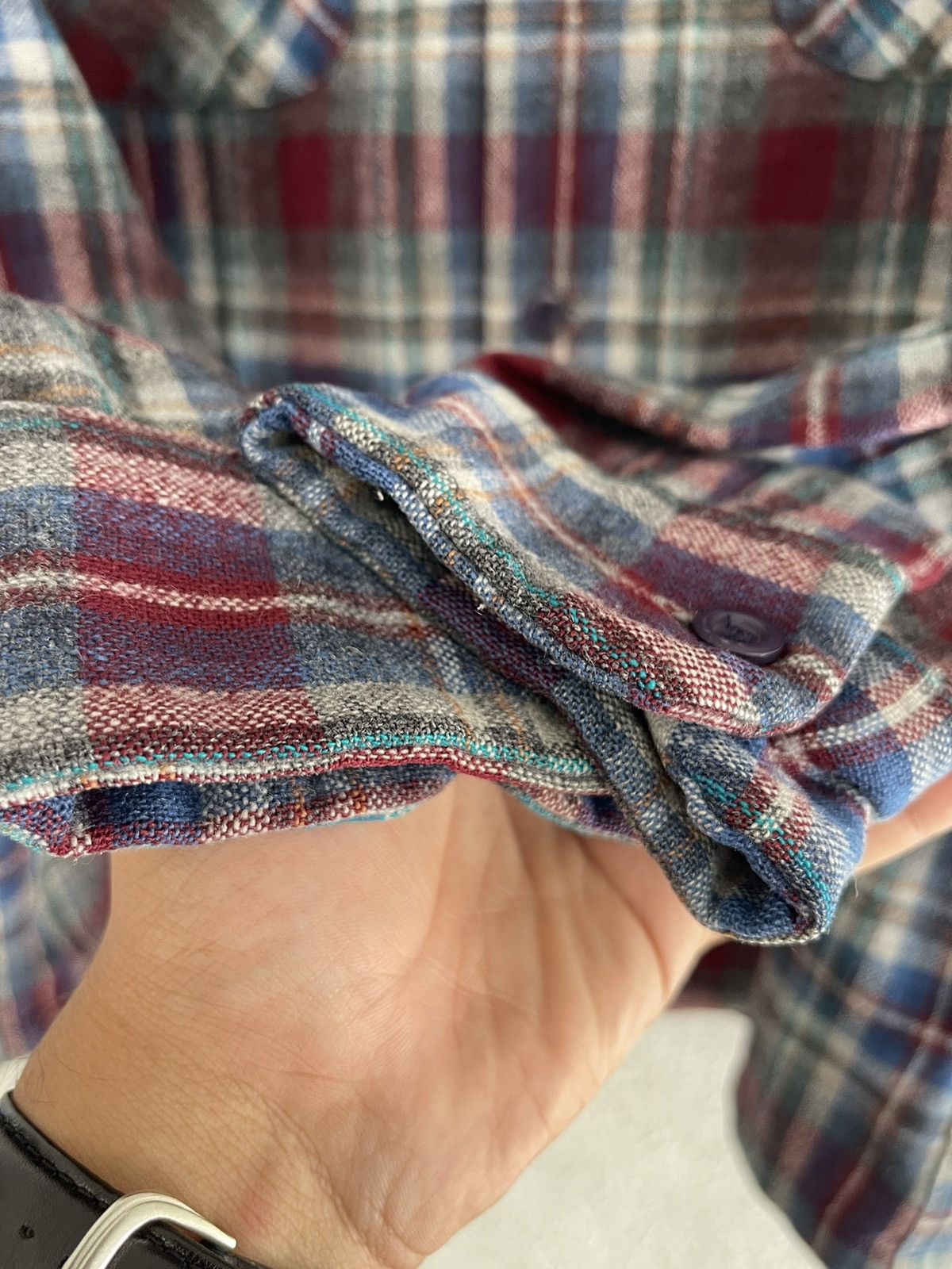 Pendleton Vintage Pendleton Virgin Wool Plaid Flannel Made in USA Size US L / EU 52-54 / 3 - 5 Thumbnail