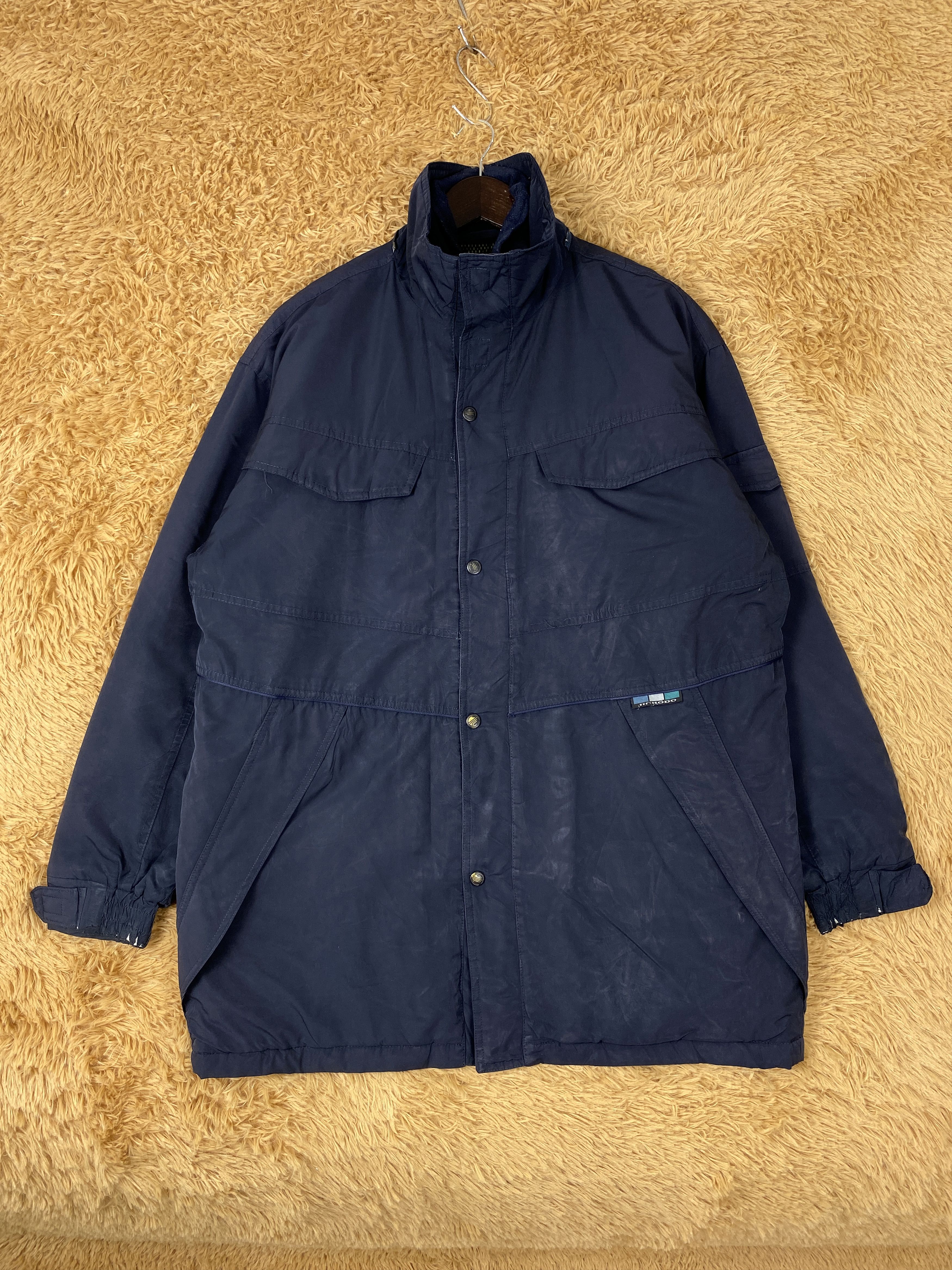 image of Vintage Jichodo Quilted Lining Jacket in Dark Blue, Men's (Size Large)