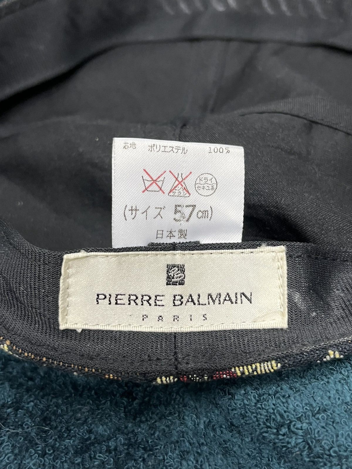 Pierre Balmain Vintage PIERRE BALMAIN PARIS Emerald Green Retro Beret Hat Size ONE SIZE - 7 Thumbnail