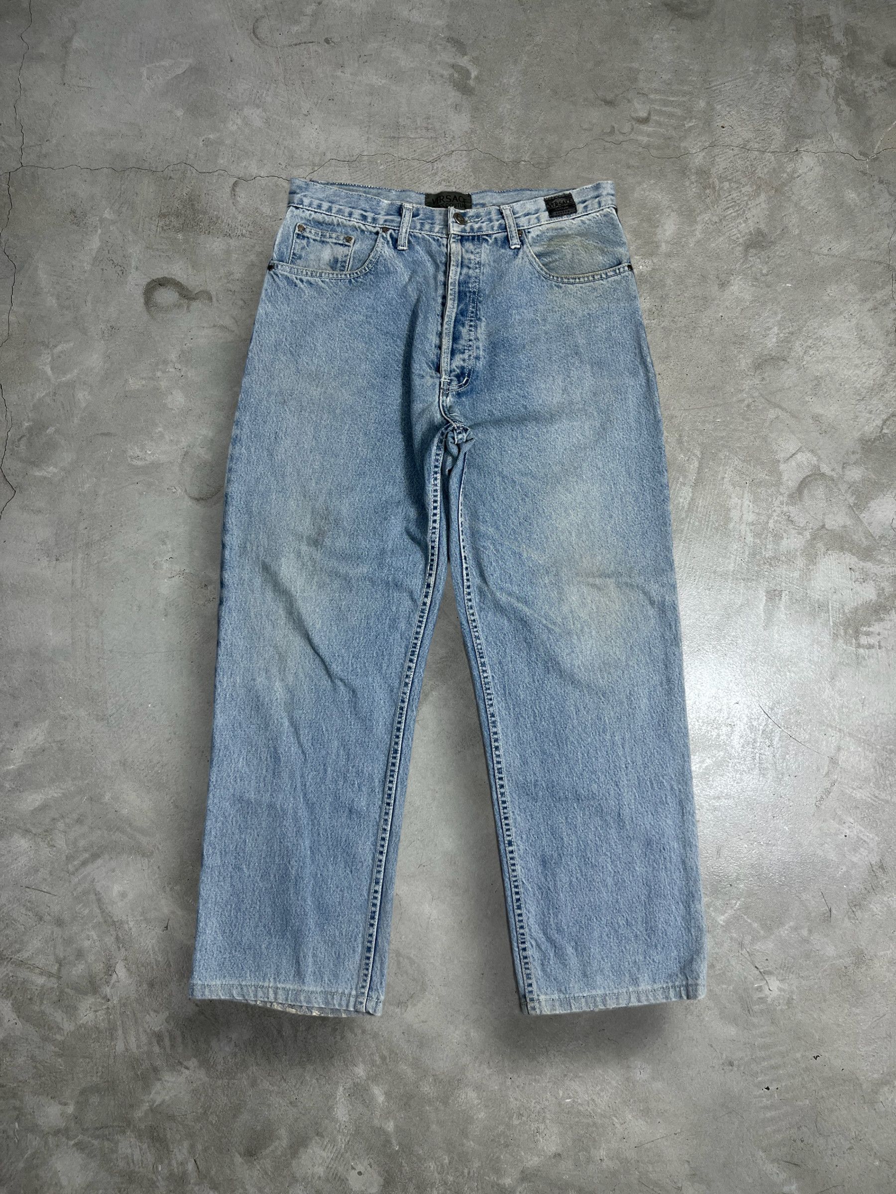 Versace Jeans Couture Vintage Versace Jeans Couture Baggy Denim JK423 Size US 32 / EU 48 - 1 Thumbnail