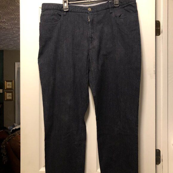 Saks Fifth Avenue Saks fifth avenue men's blue 98%cotton casual pants 40/28 Size US 40 / EU 56 - 1 Thumbnail