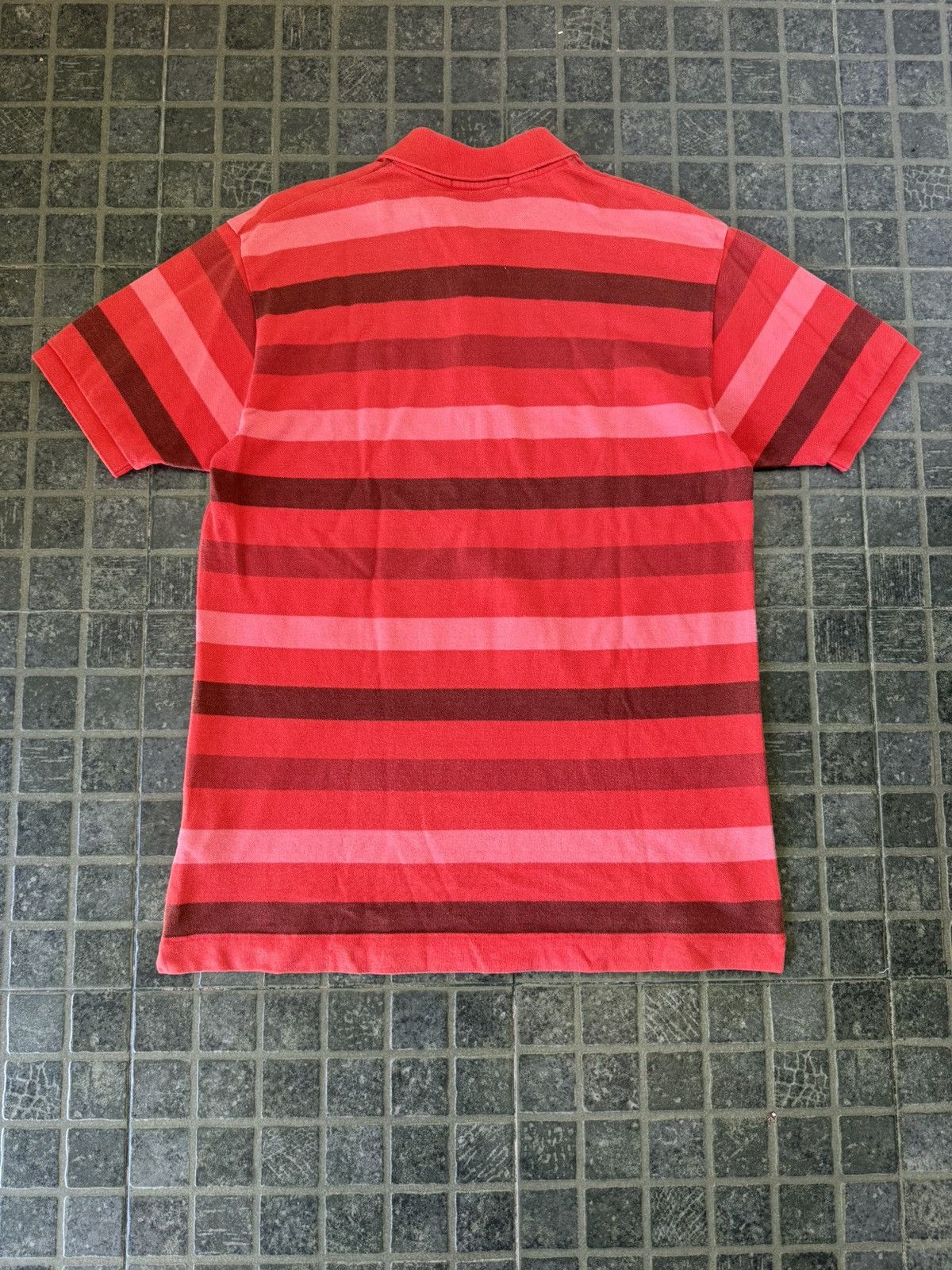 Bape A BATHING APE (BAPE) STRIPED POLO SHIRT Size US L / EU 52-54 / 3 - 4 Thumbnail