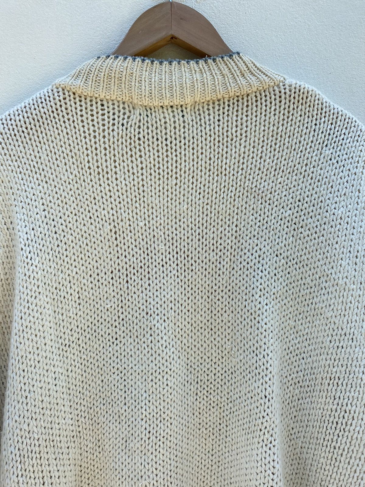 Designer × Vintage OBJECTIVES Floral Embroidery Knit Sweater Size XL / US 12-14 / IT 48-50 - 8 Thumbnail