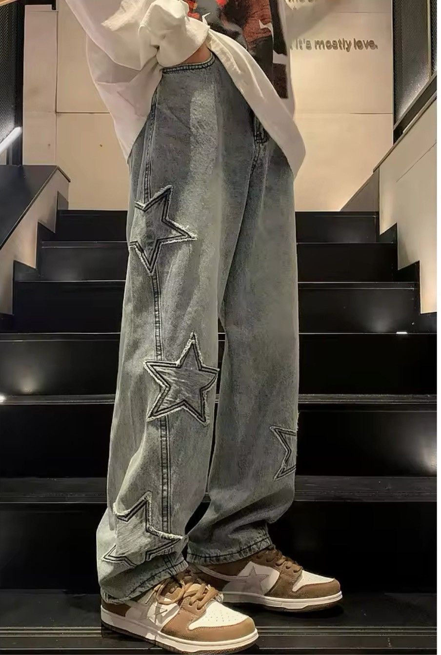 Japanese Brand Youth Streetwear Denim Trousers Size US 34 / EU 50 - 3 Thumbnail