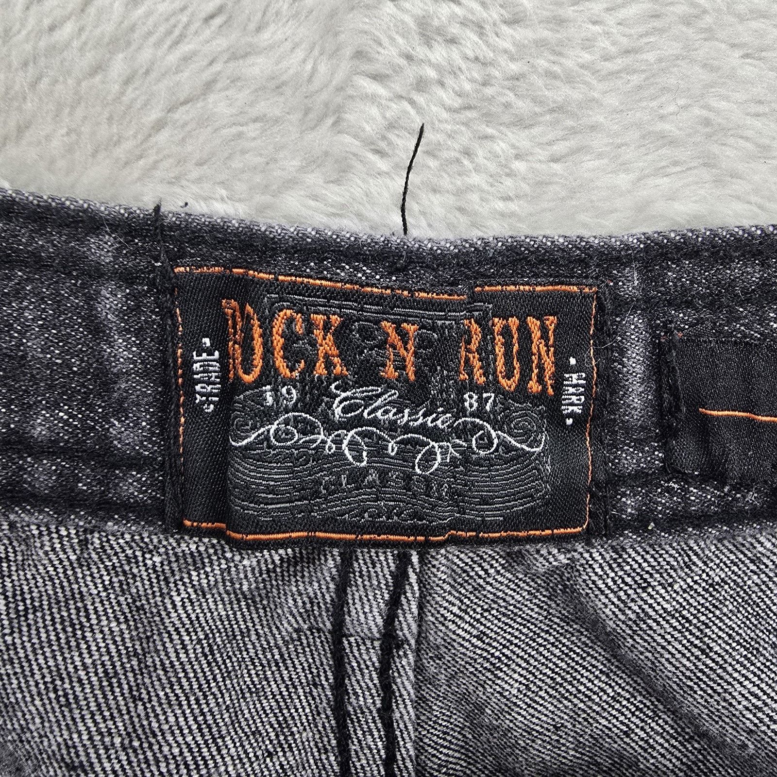 Other Rock N Run Jeans Mens 38x29 Black Denim Baggy Y2K Vintage Size US 38 / EU 54 - 4 Thumbnail