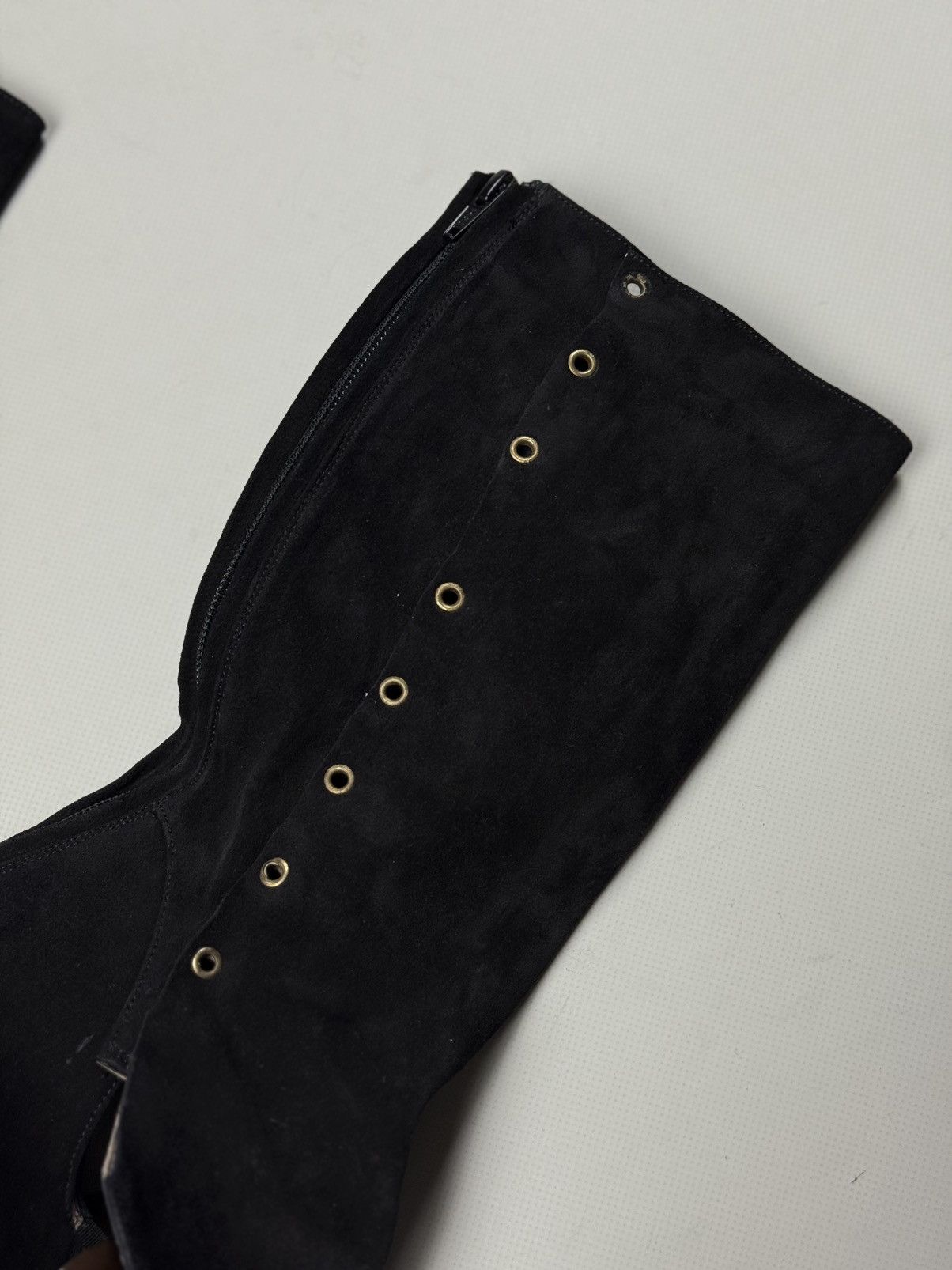Marni Marni Suede Cut-out High Wedge Over The Knee Boots Shoes Size US 6 / IT 36 - 11 Thumbnail