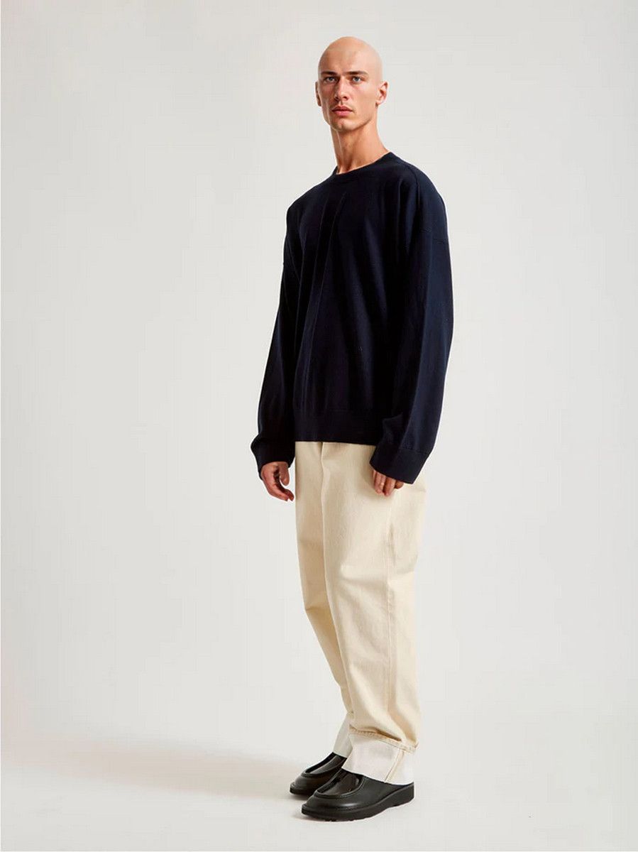 Bottega Veneta BOTTEGA VENETA yellow lightweight wool sweater Medium q Size US M / EU 48-50 / 2 - 2 Thumbnail
