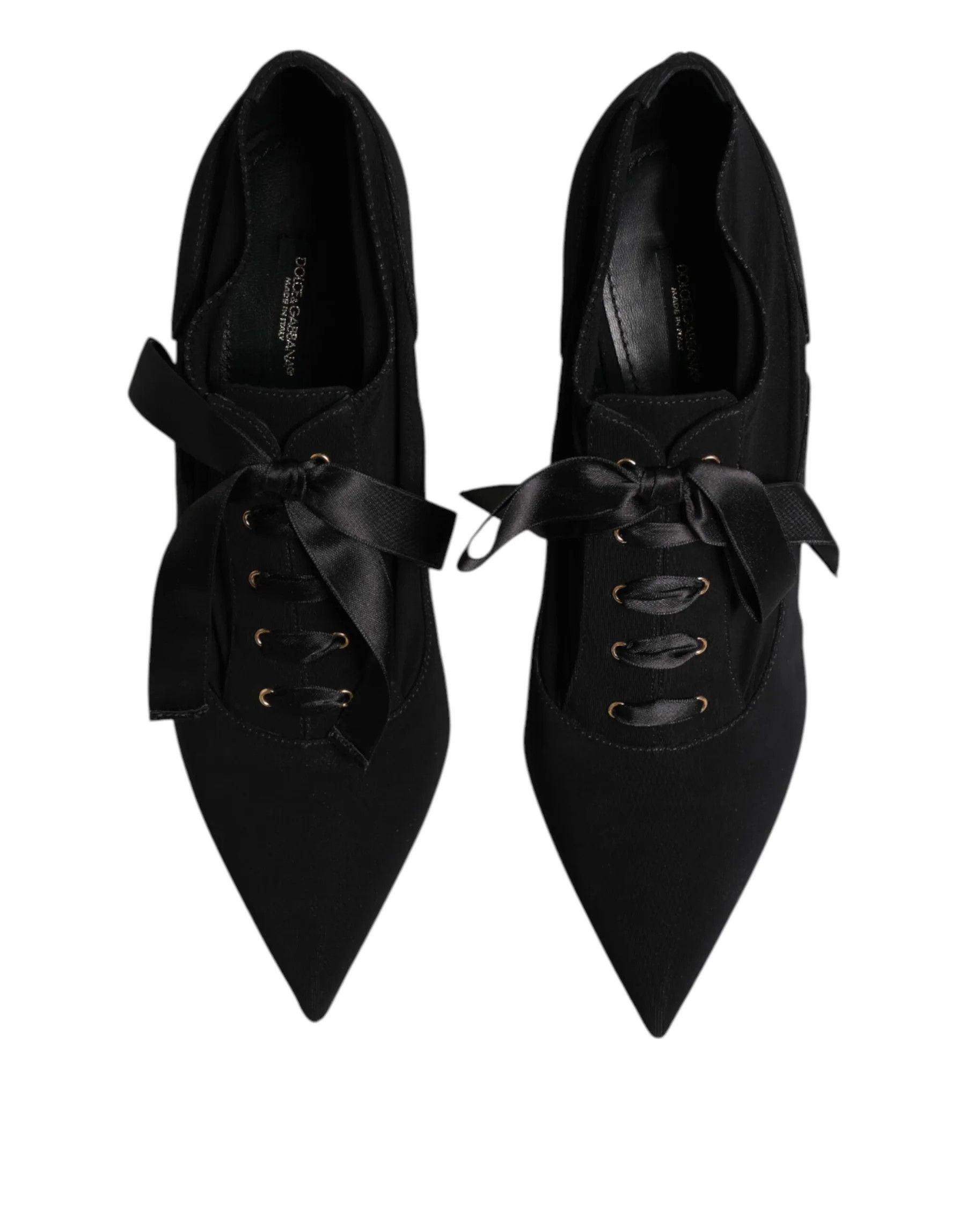 Dolce & Gabbana o1y0925 Laced Shoes in Black Size US 5.5 / IT 35.5 - 4 Thumbnail