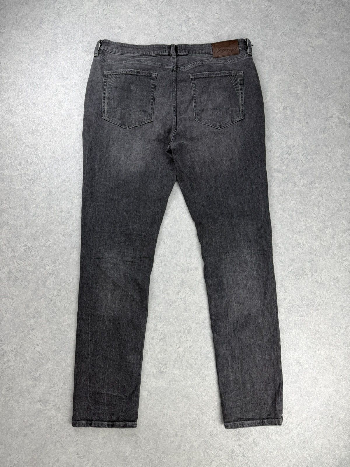 Ed Hardy Ed Hardy Rock Black Grey Wash Jeans Waist 36 Slim Fit Size US 36 / EU 52 - 8 Thumbnail