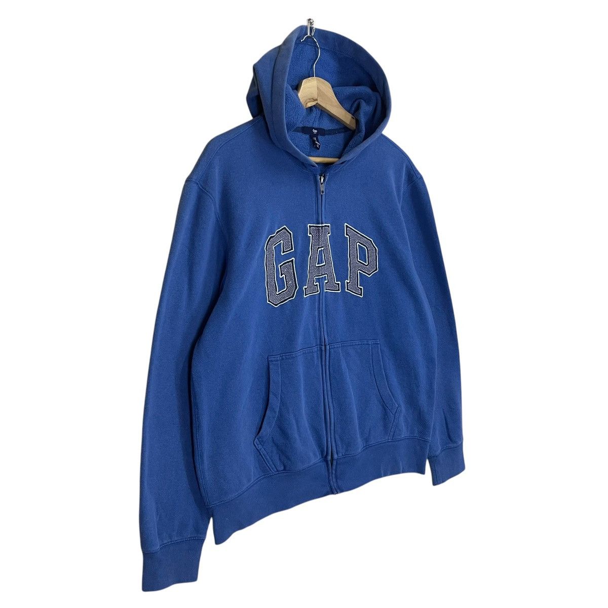 Gap Gap Big Logo Embroidered Fullzip Hoodie Size M Size US L / EU 52-54 / 3 - 2 Thumbnail