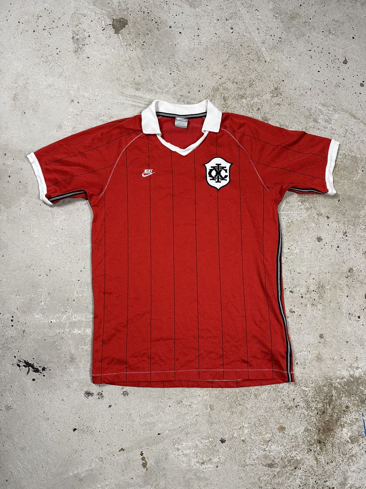 Nike Vintage Y2K Nike Striped Bloke Core Polo Jersey Soccer rare Size US M / EU 48-50 / 2 - 1 Thumbnail