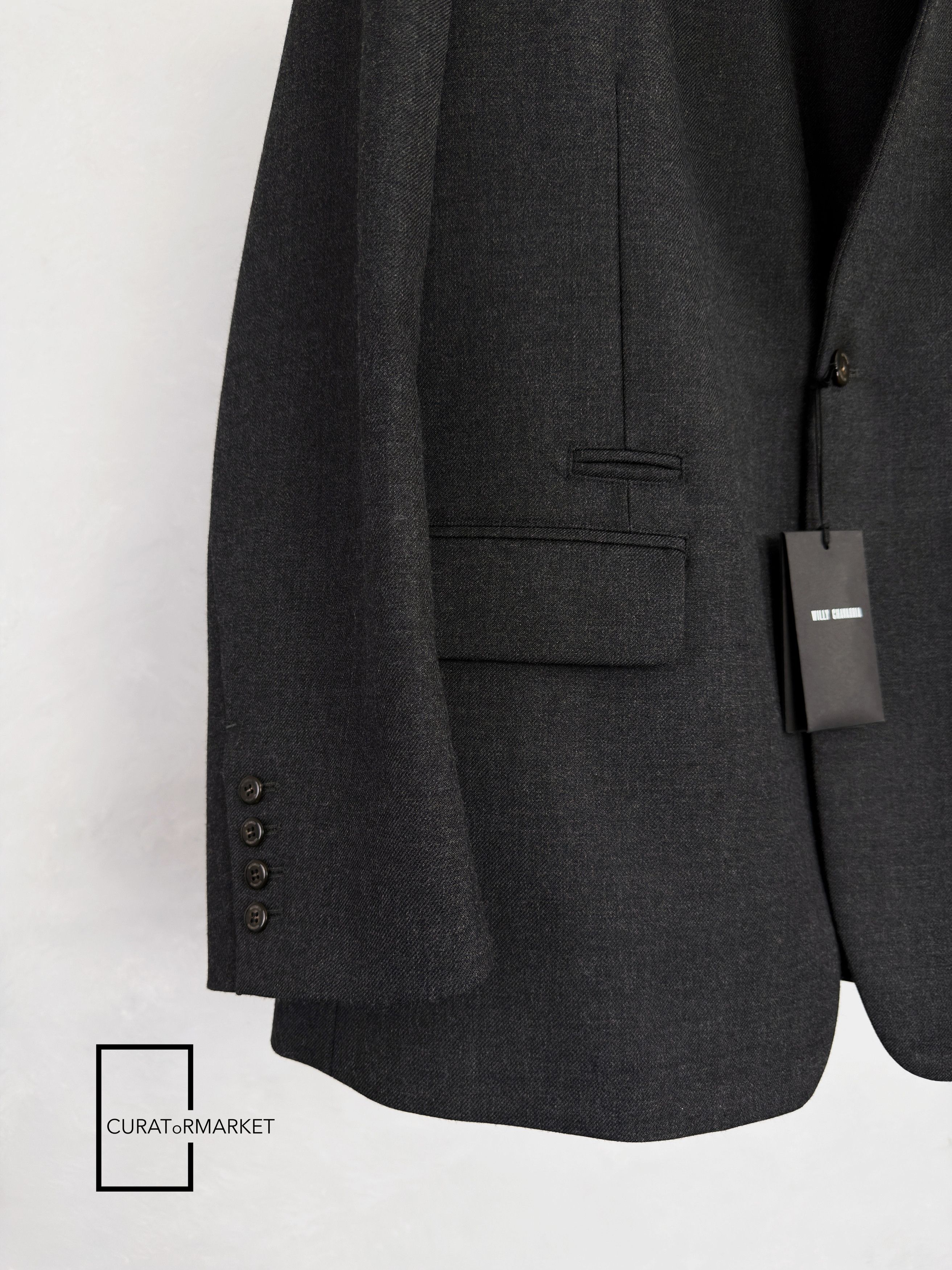Willy Chavarria Runway Oversized Tailoring Wool Chuco Blazer Tarantula FW25 Size US S / EU 44-46 / 1 - 9 Thumbnail