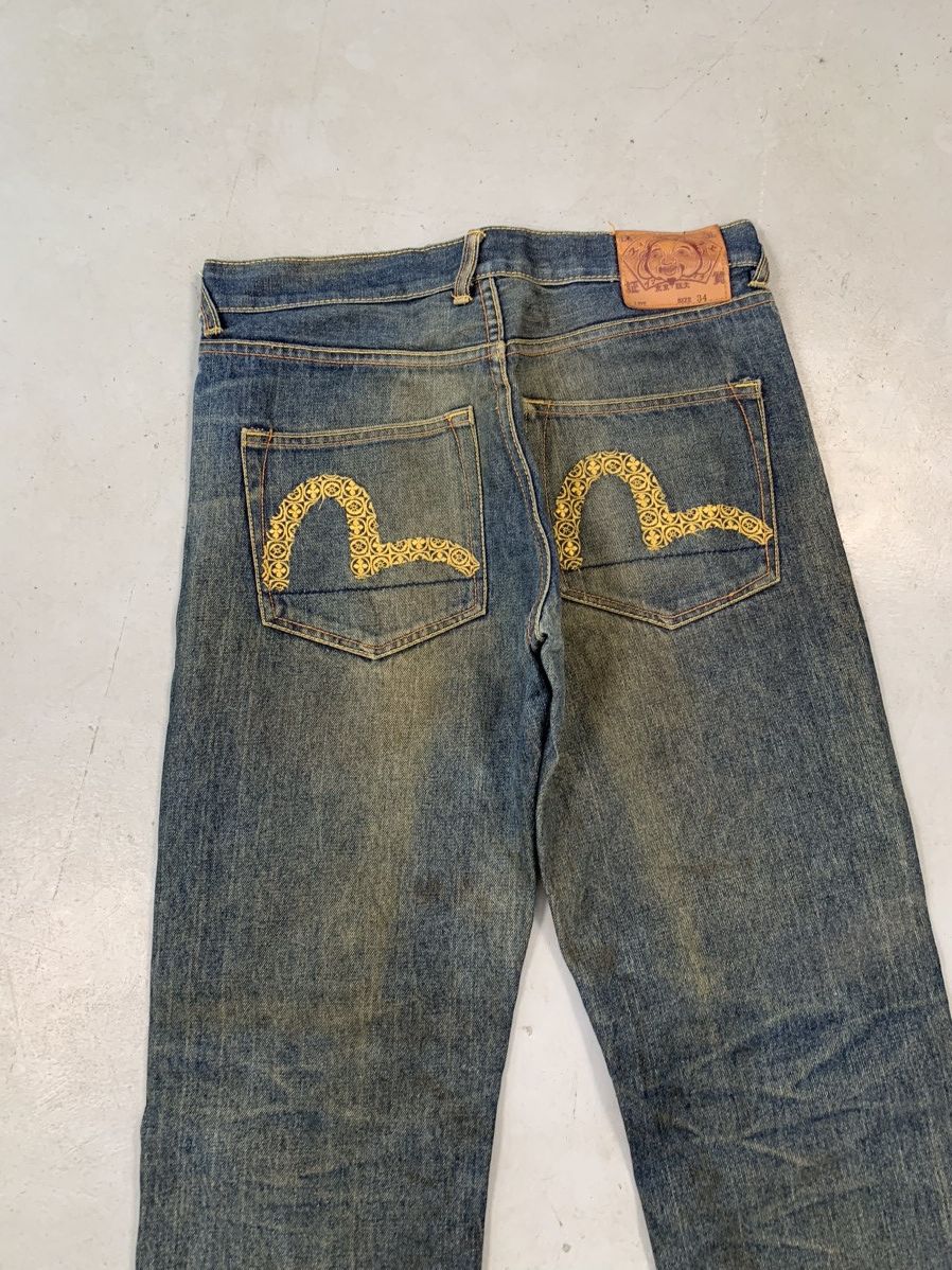 Japanese Brand Vintage Evisu inspired emboridered denim Size US 34 / EU 50 - 3 Thumbnail