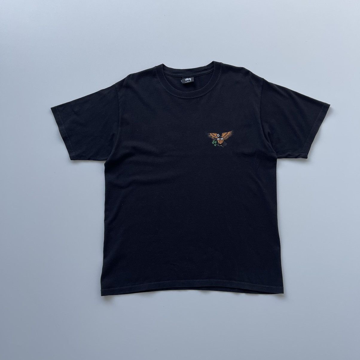 Stussy Stussy Eagle Logo Rare T-Shirt Black Size US M / EU 48-50 / 2 - 1 Thumbnail