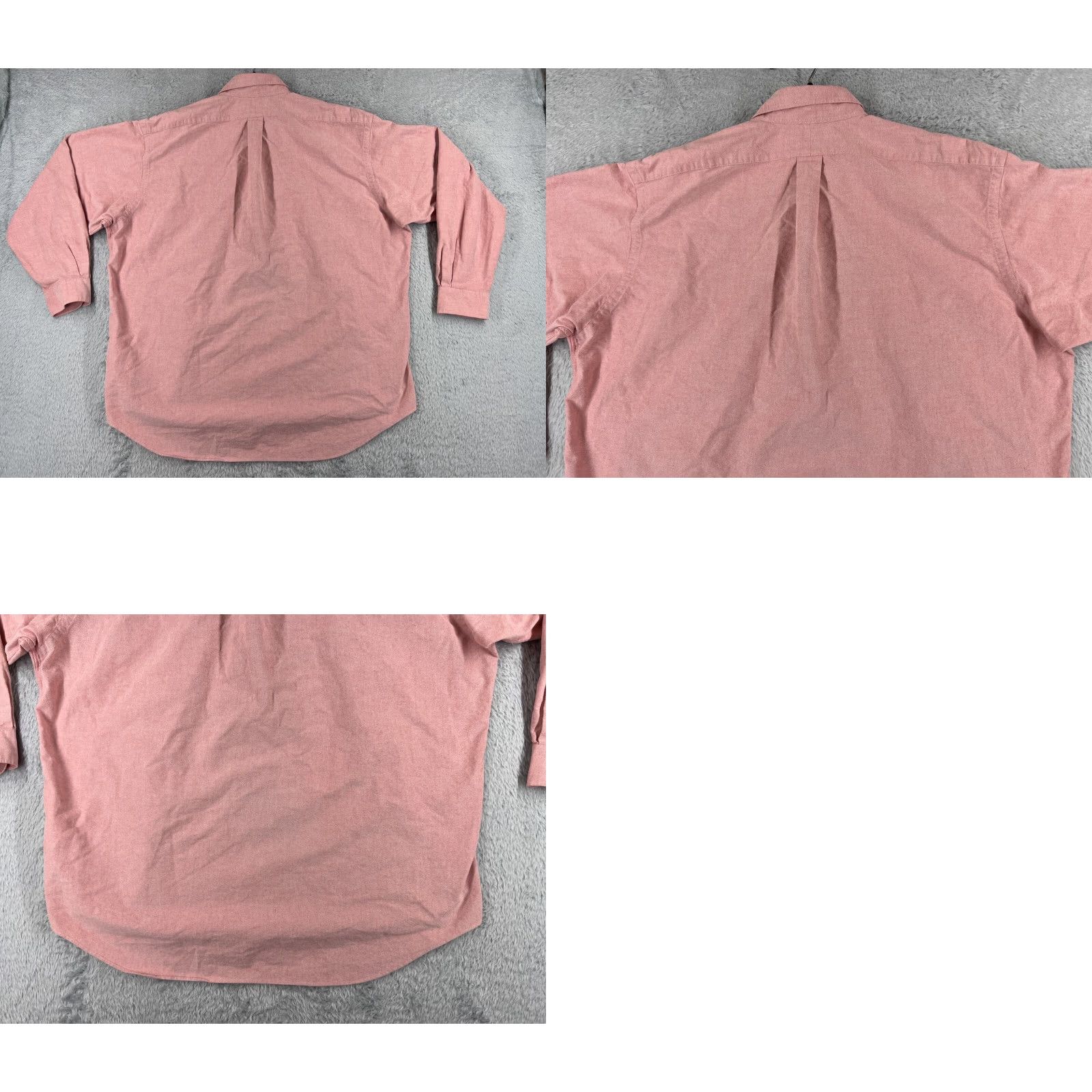 Polo Ralph Lauren VINTAGE Polo Ralph Lauren Shirt Men XL Pink Button Up Collared 100% Cotton Plaid with Pockets Button-Up Casual Workwear Mens Size US XL / EU 56 / 4 - 9 Thumbnail
